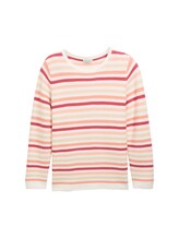 Geselecteerd, Plus Size - Gebreide trui van biologisch katoen door Tom Tailor, oranje