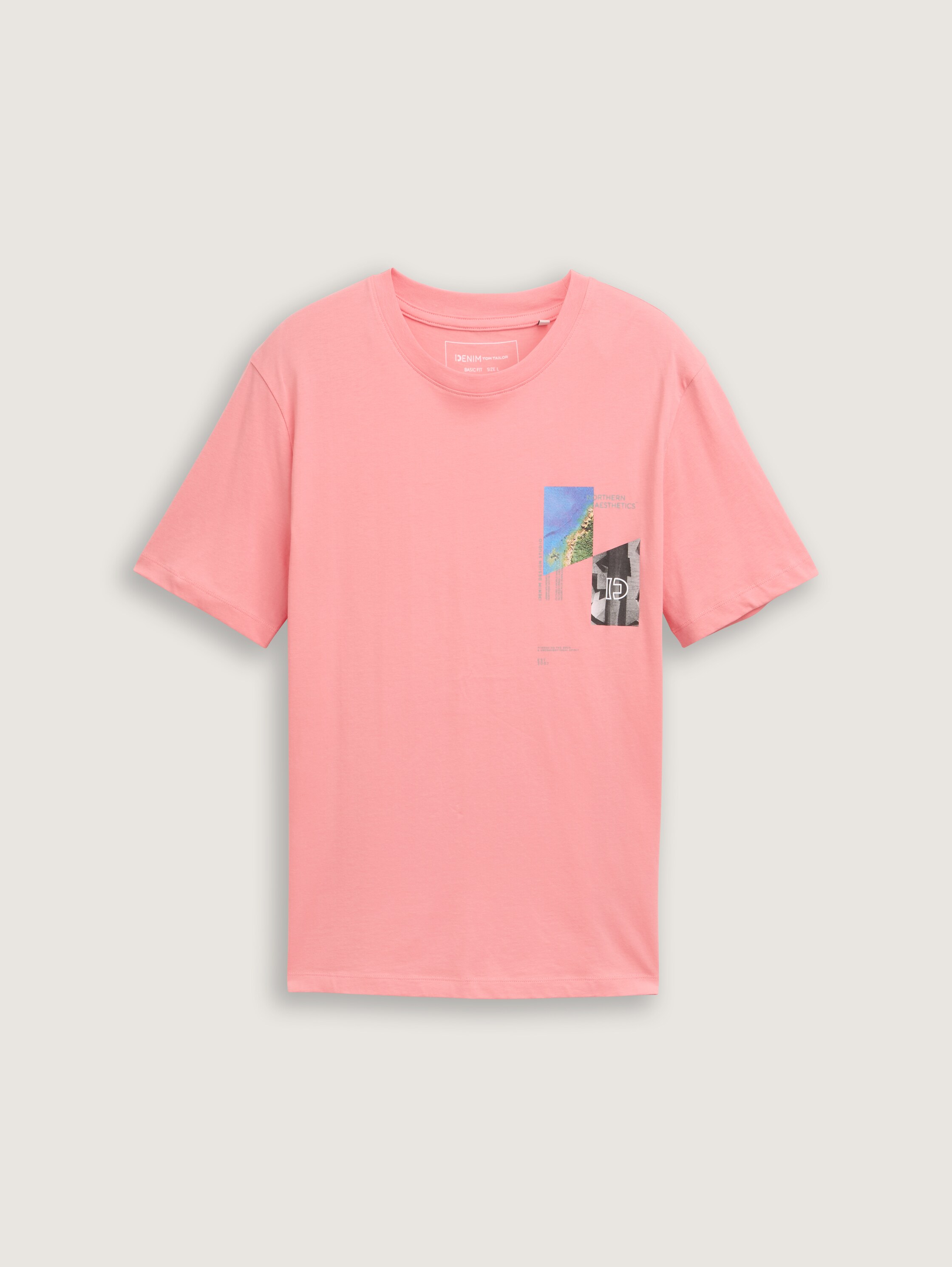 T-Shirt mit Foto-Print - peach_pink - 