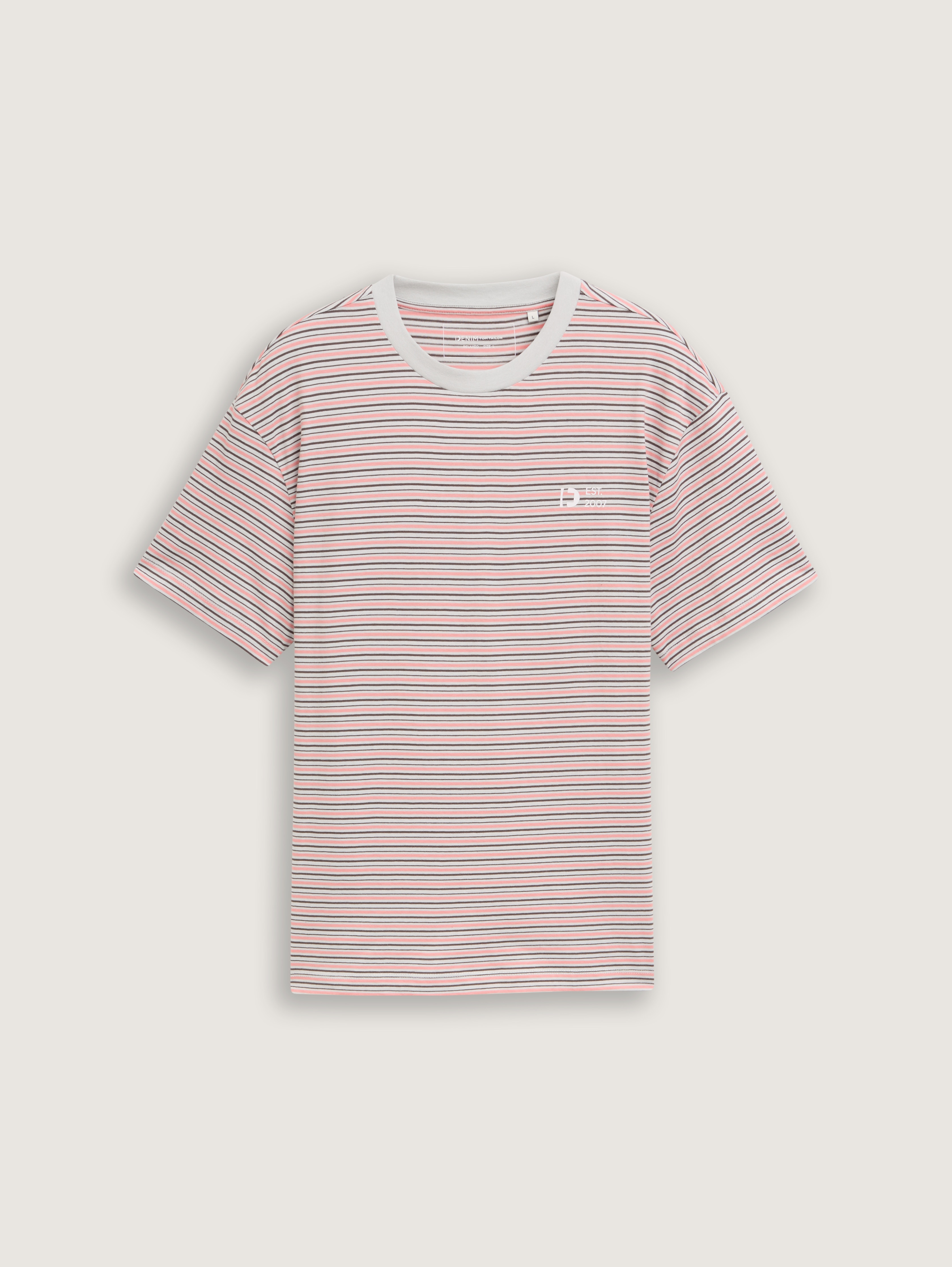 [ KEDS] ★STRIPED T-SHIRT Sawyer striped cotton T-shirt in multicoloured - Bode
