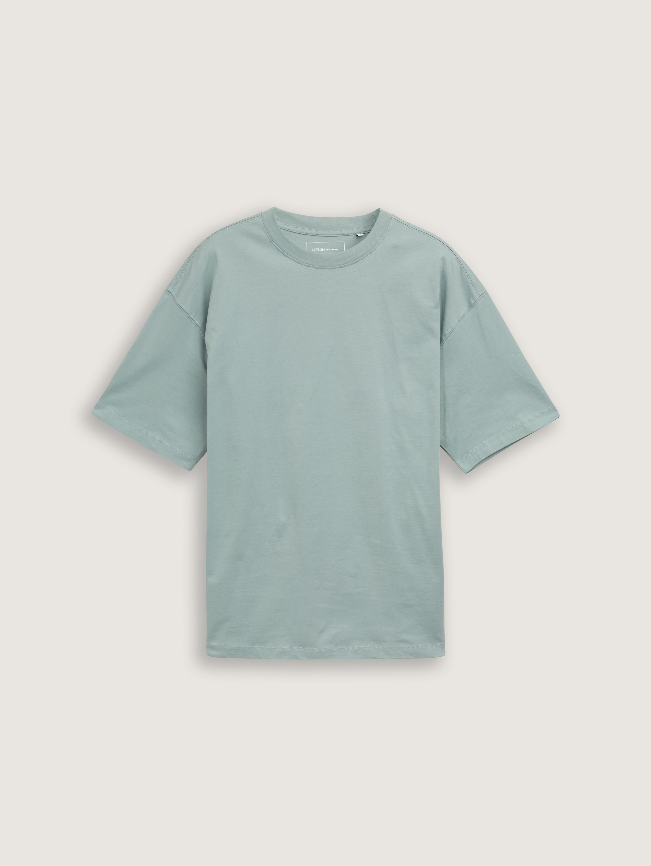 Oversize T-Shirt mit Rückenprint - light_ice_blue - 