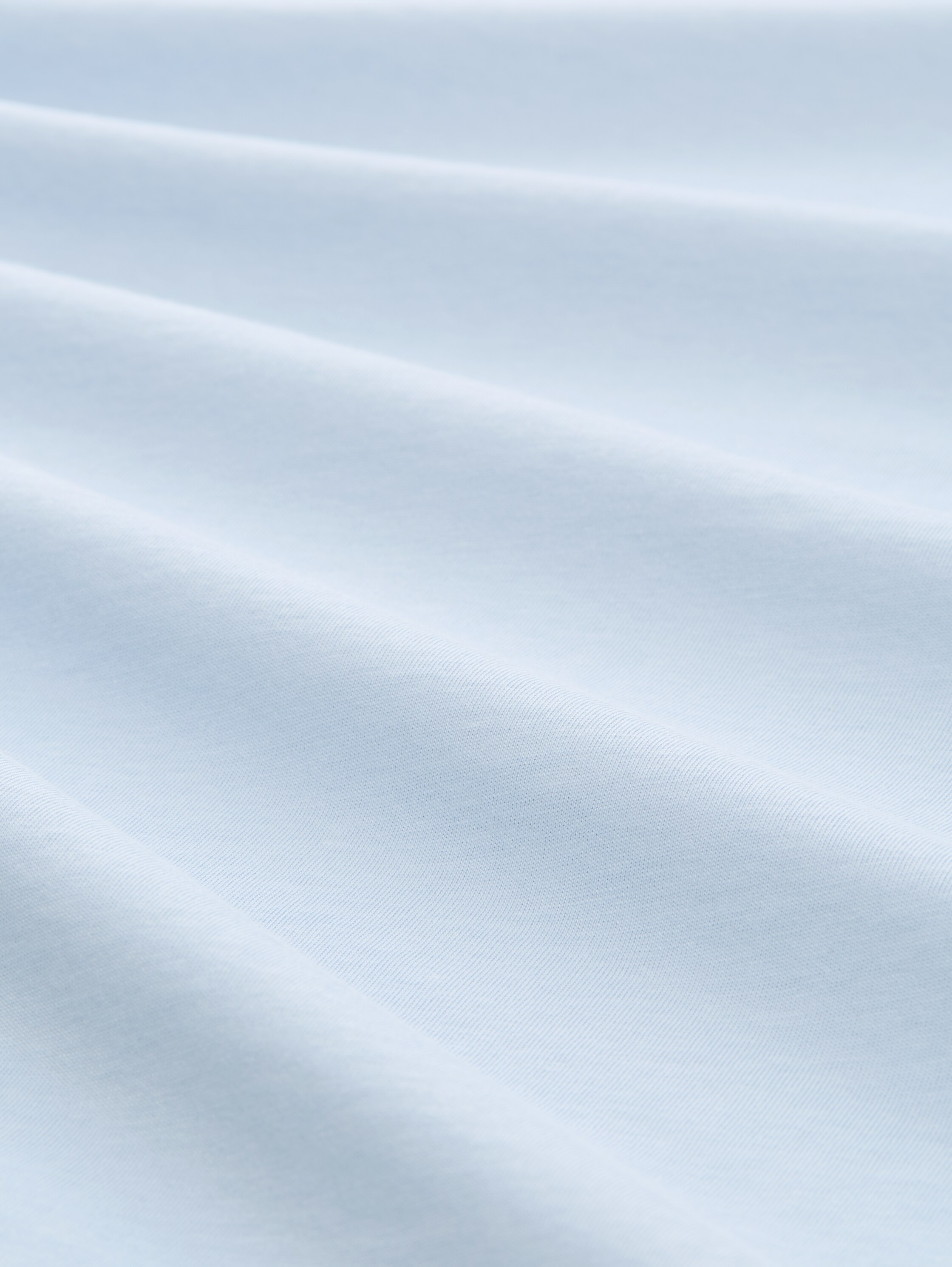 T-Shirt mit Print aus Baumwolle - light_blue_grey - 