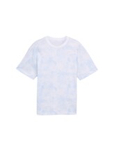 Ausgewählt, Relaxed Fit T-Shirt mit Allover-Print von Tom Tailor, weiß