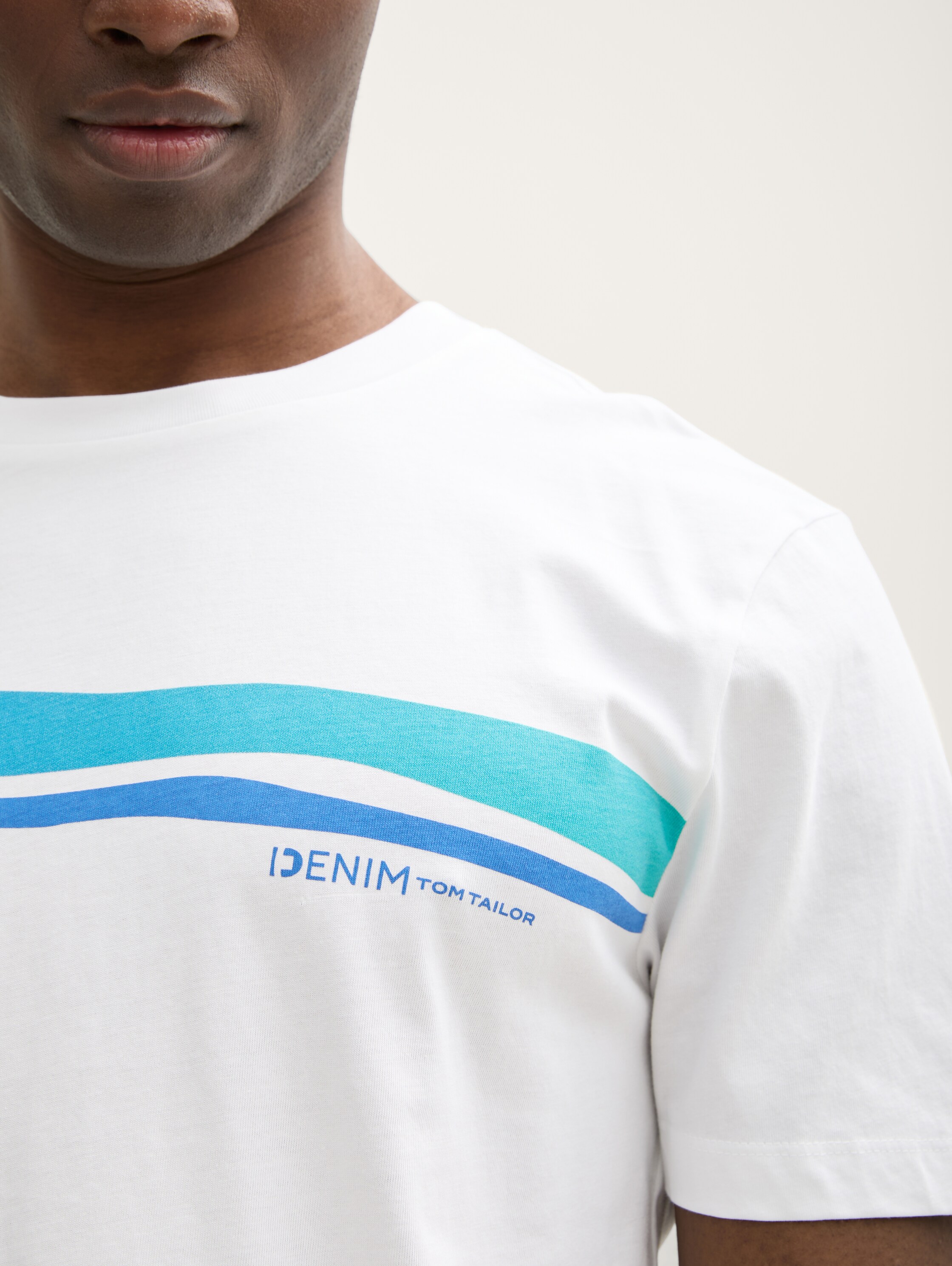 T-Shirt mit Print - white - 