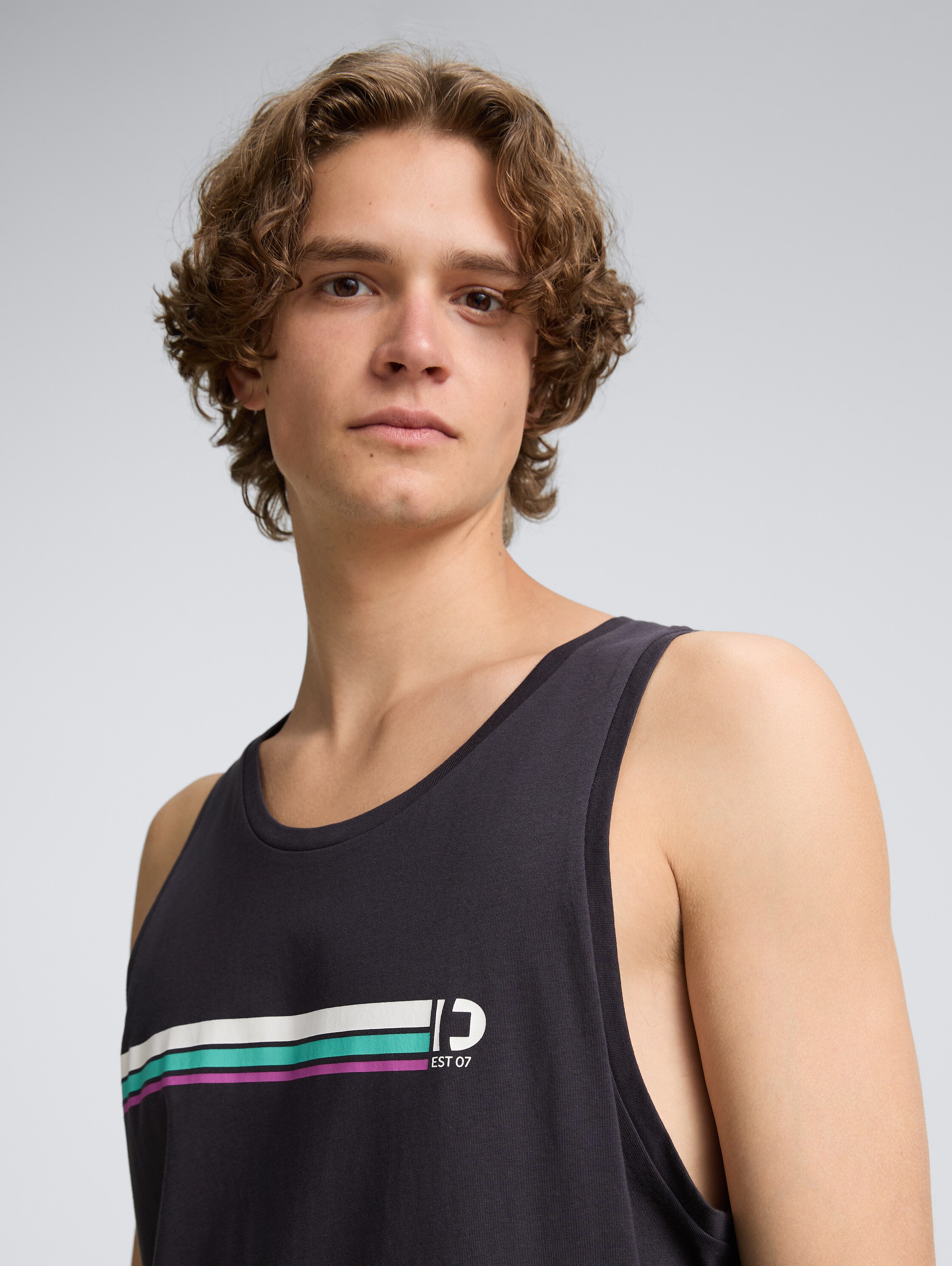 Tanktop mit Print - coal_grey_1 - 