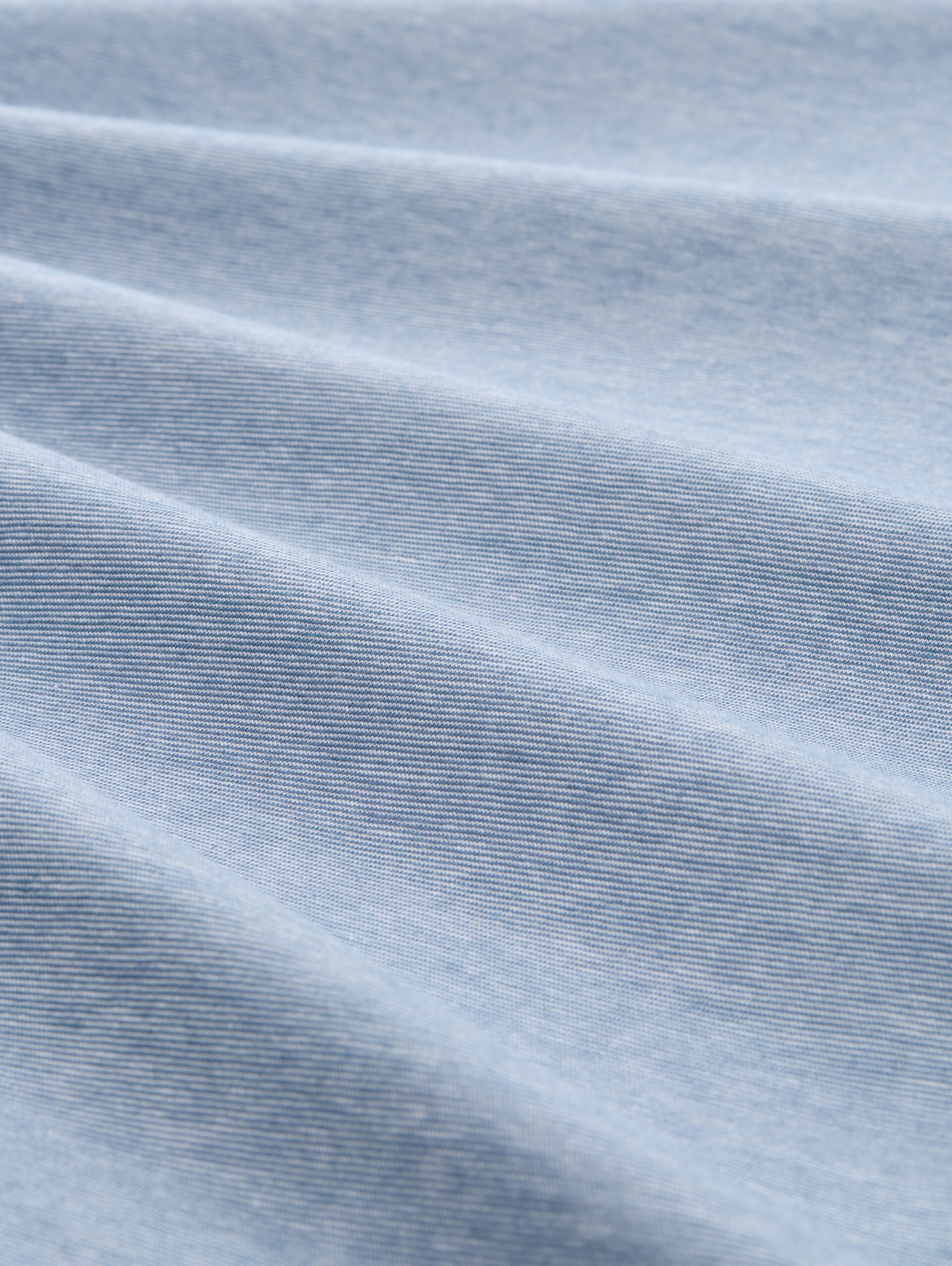 T-shirt with breast pocket - mystical blue - Material view