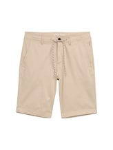 Ausgewählt, Lightweight Chino Shorts mit Kordelzug von Tom Tailor, braun