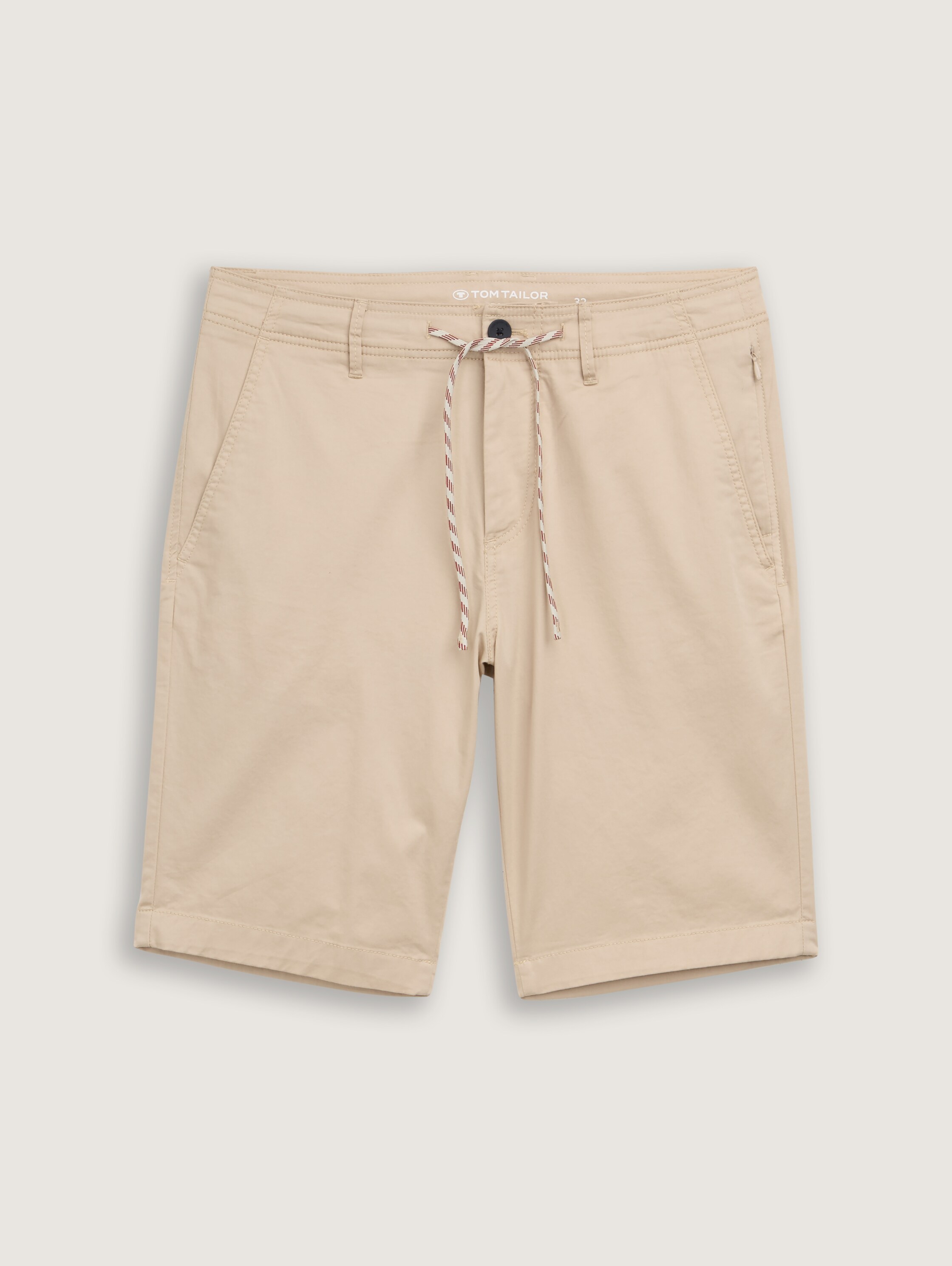 Lightweight Chino Shorts mit Kordelzug - cashew_beige - 