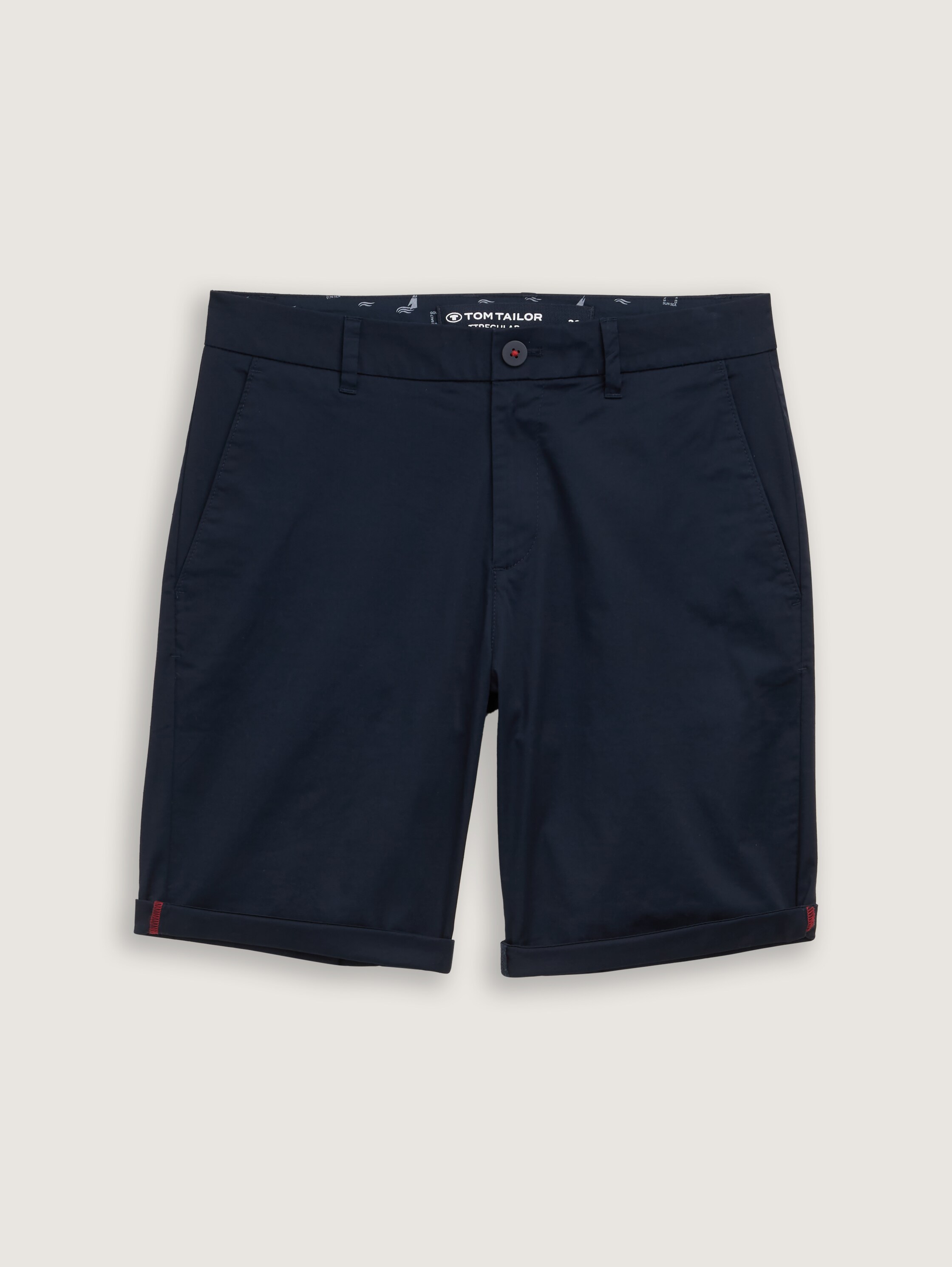 Lightweight Regular Chino Shorts - sky_captain_blue_1 - 