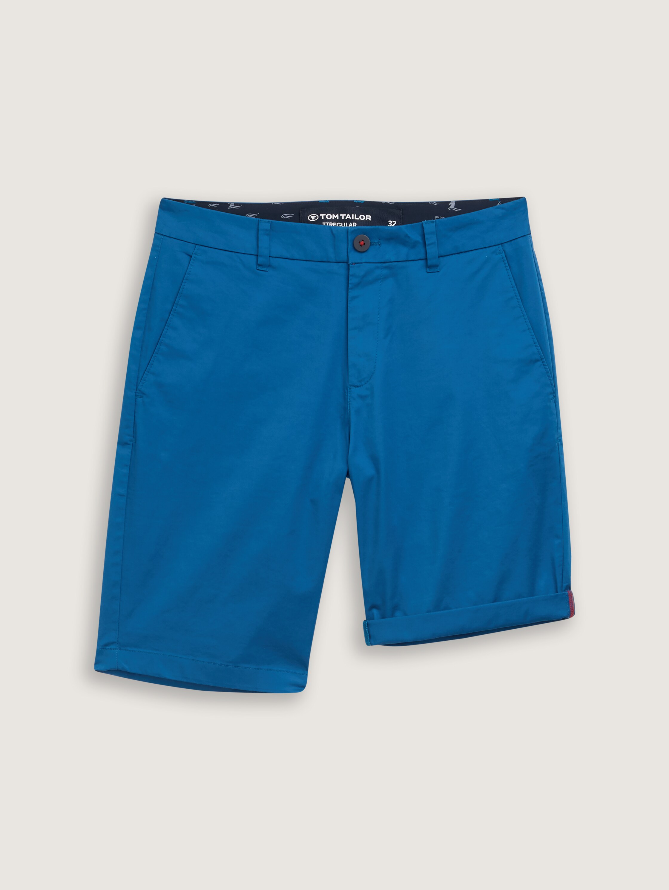 Lightweight Regular Chino Shorts - blue_petrol - 