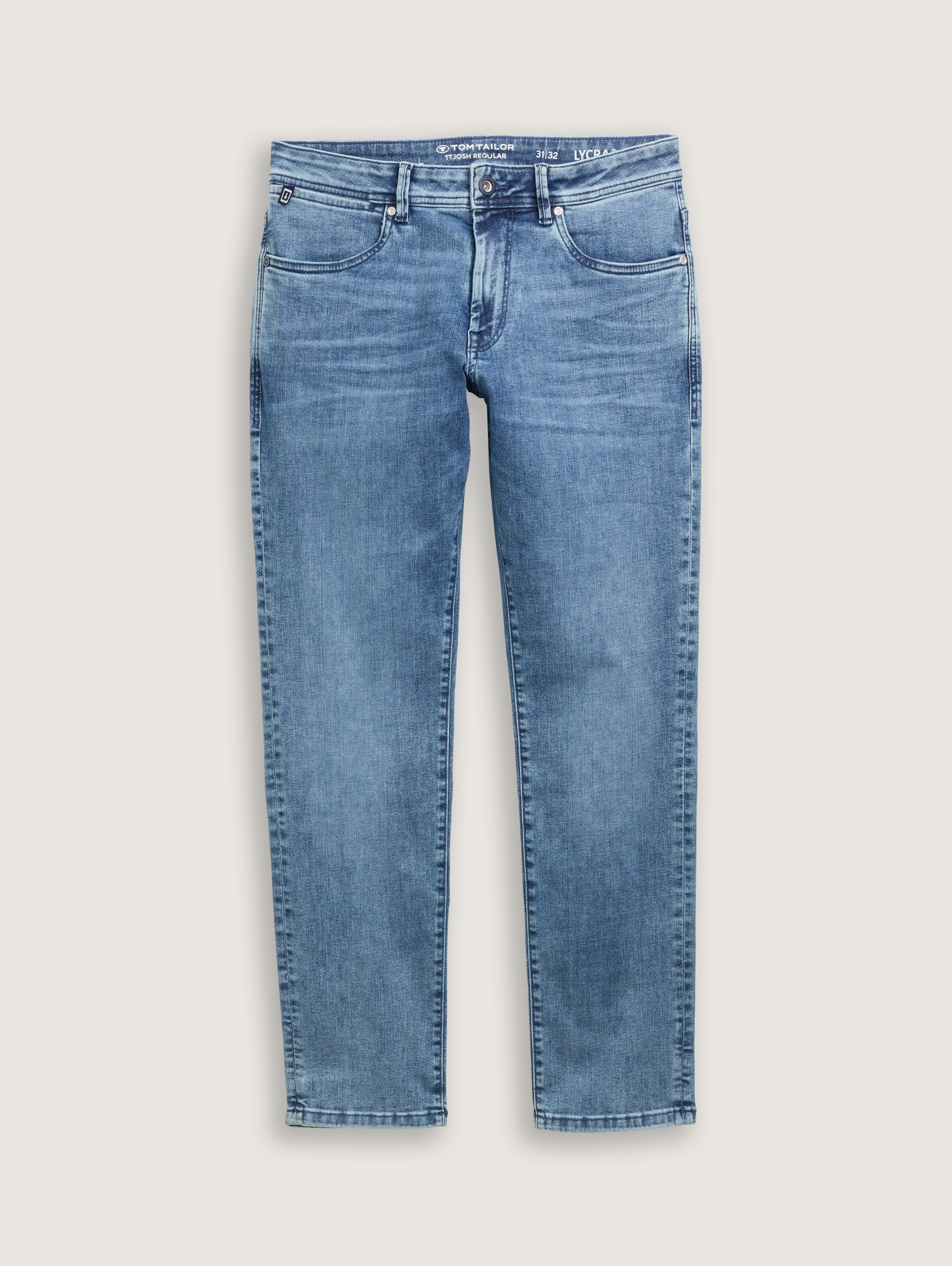 TTJOSH REGULAR SLIM Jeans FREEF!T® - used_light_stone_blue_denim - 