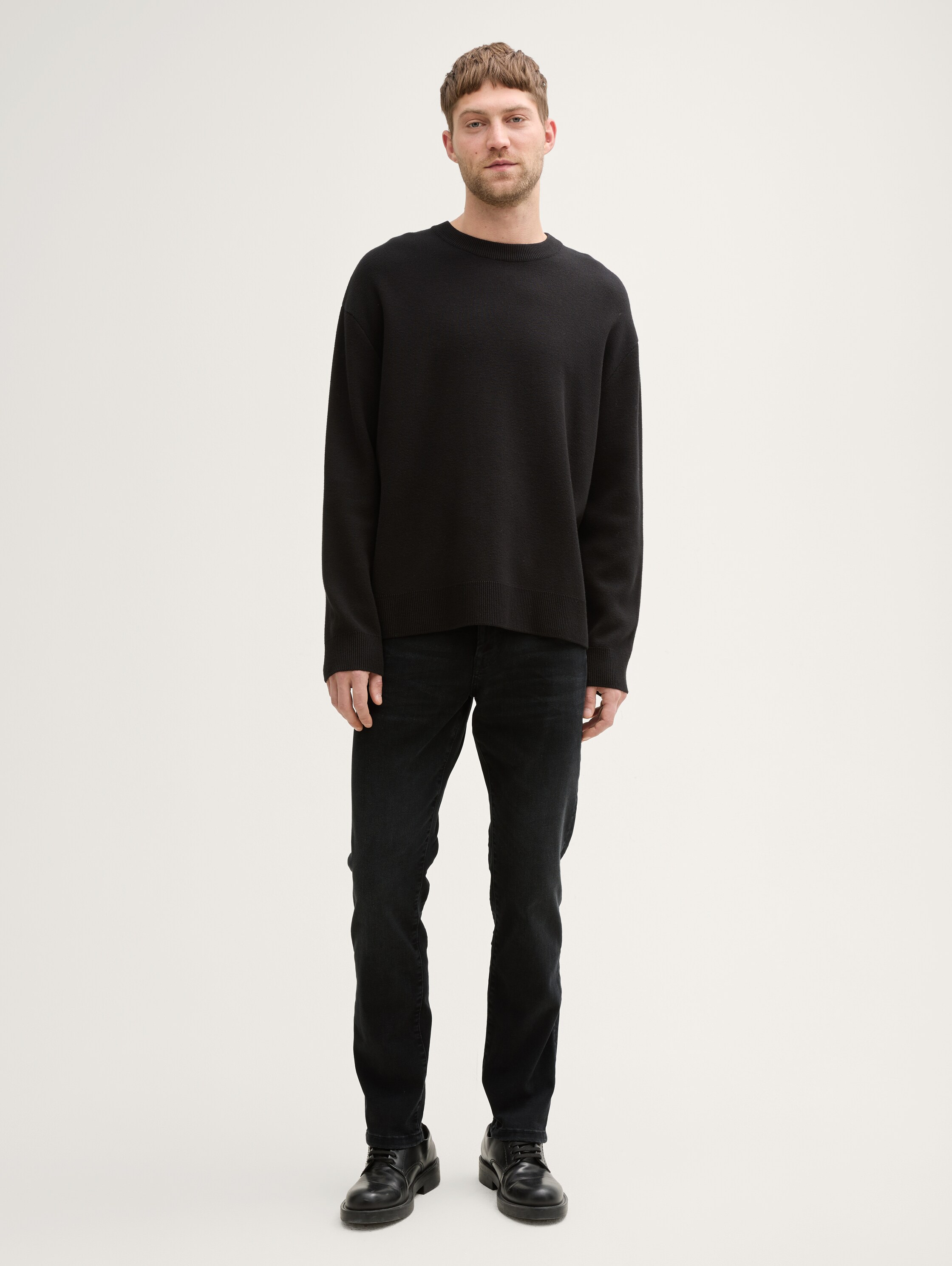 TTJOSH REGULAR SLIM Jeans FREEF!T® - used_dark_stone_grey_denim - 