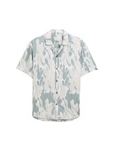 Selected, Relaxed fit short sleeve shirt in Hawaiian look by Tom Tailor, white