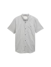 Geselecteerd, Regular fit overhemd met korte mouwen en borstzak door Tom Tailor, grauw