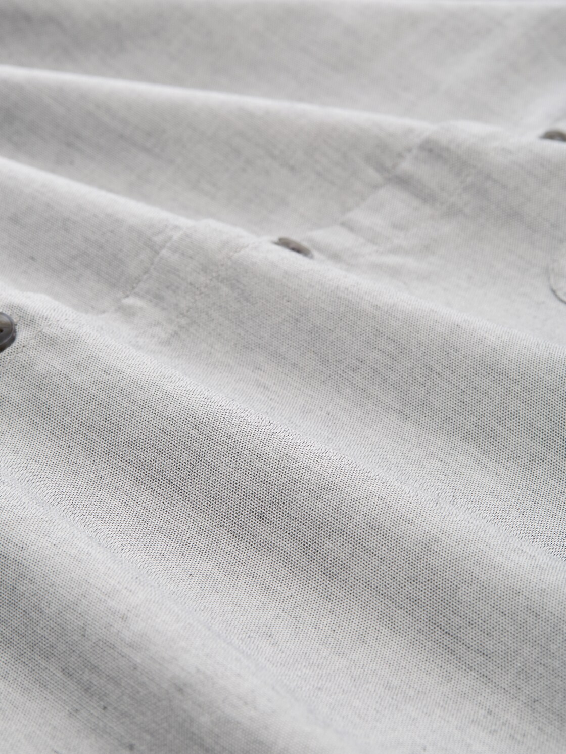 Regular Fit Kurzarmhemd mit Brusttasche - chalk grey structure - Material-Ansicht