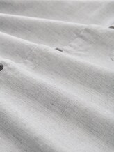 Chemise à manches courtes coupe classique avec poche poitrine - chalk grey structure - Vue de la matière