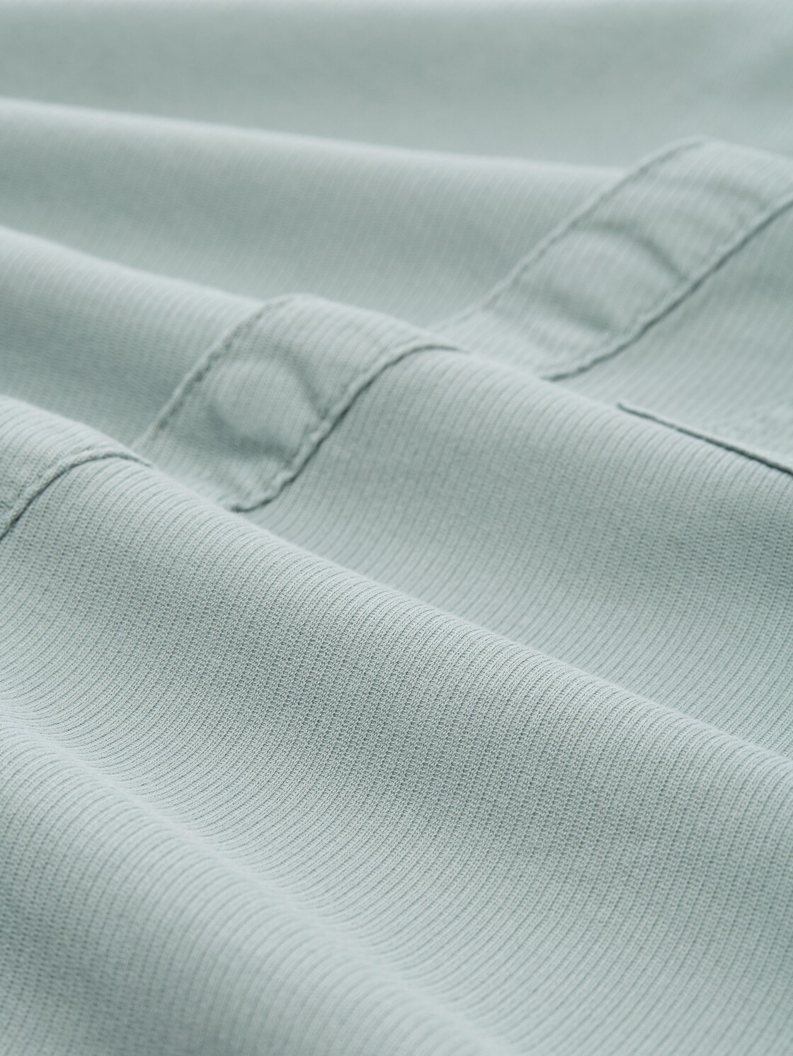 Overshirt shirt with short sleeves - light ice blue - Material view