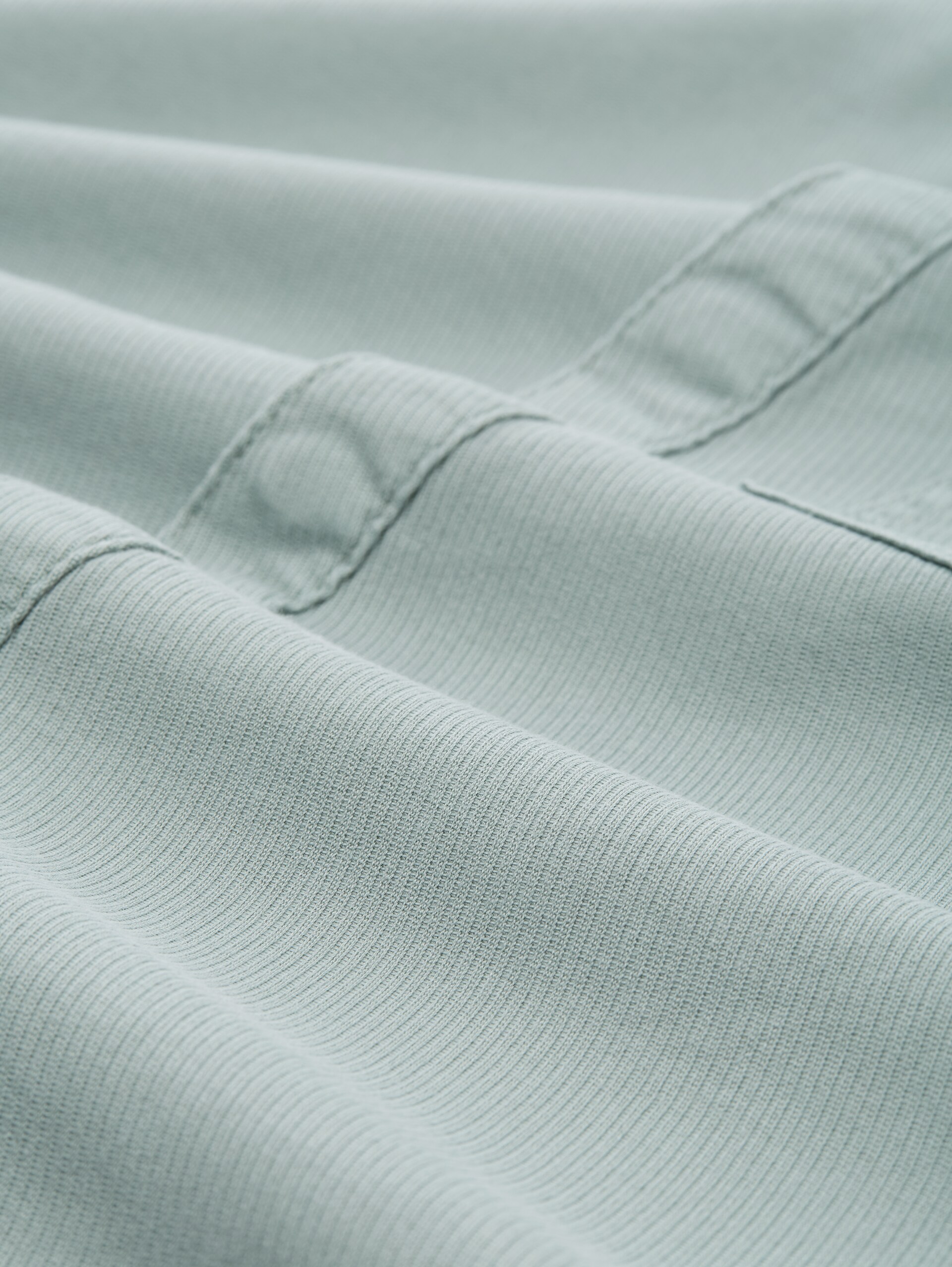 Overshirt shirt with short sleeves - light ice blue - Material view