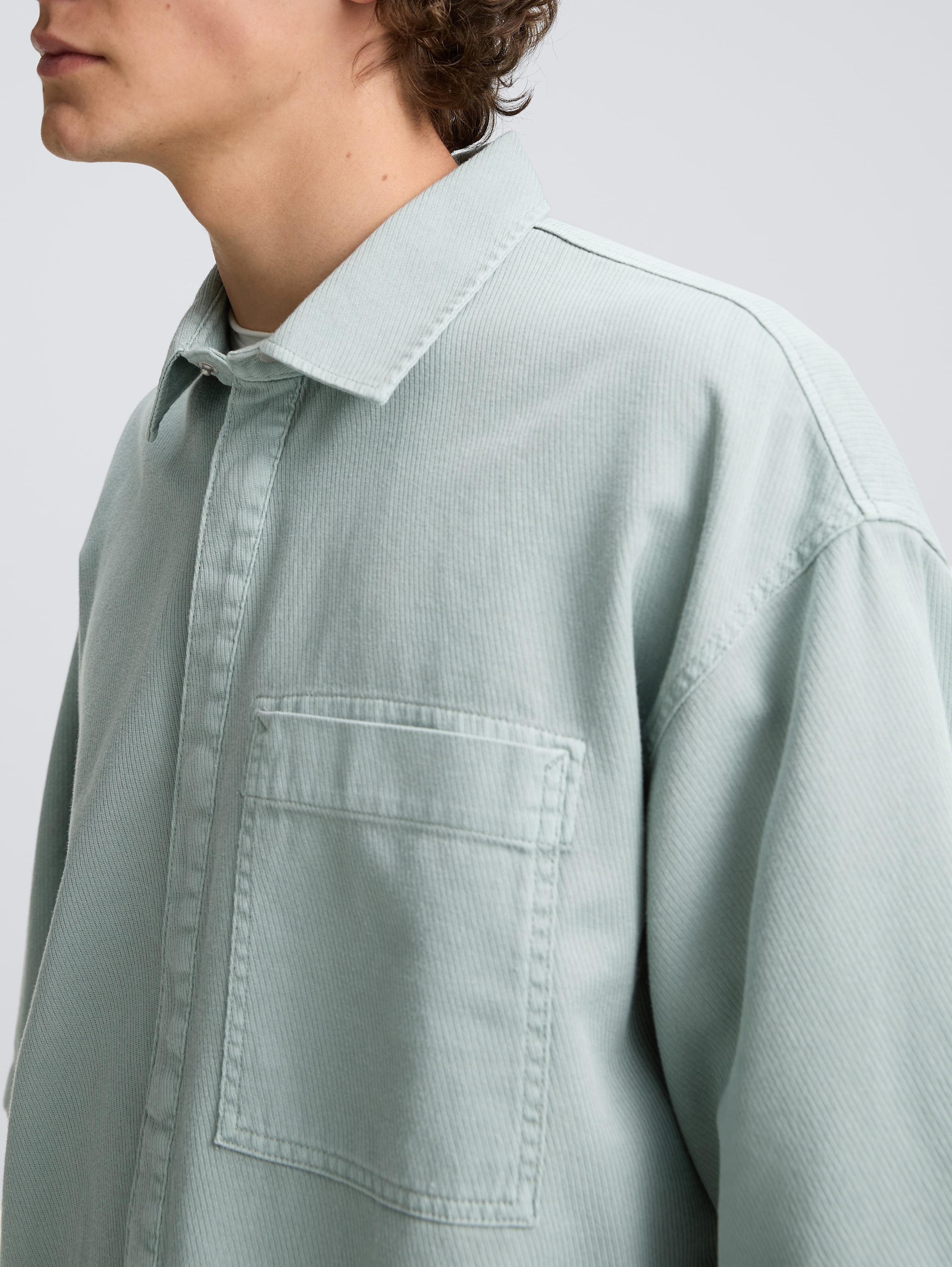 Overshirt Hemd mit kurzen Ärmeln - light_ice_blue - 