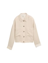 Geselecteerd, Oversized jas met linnen door Tom Tailor, beige
