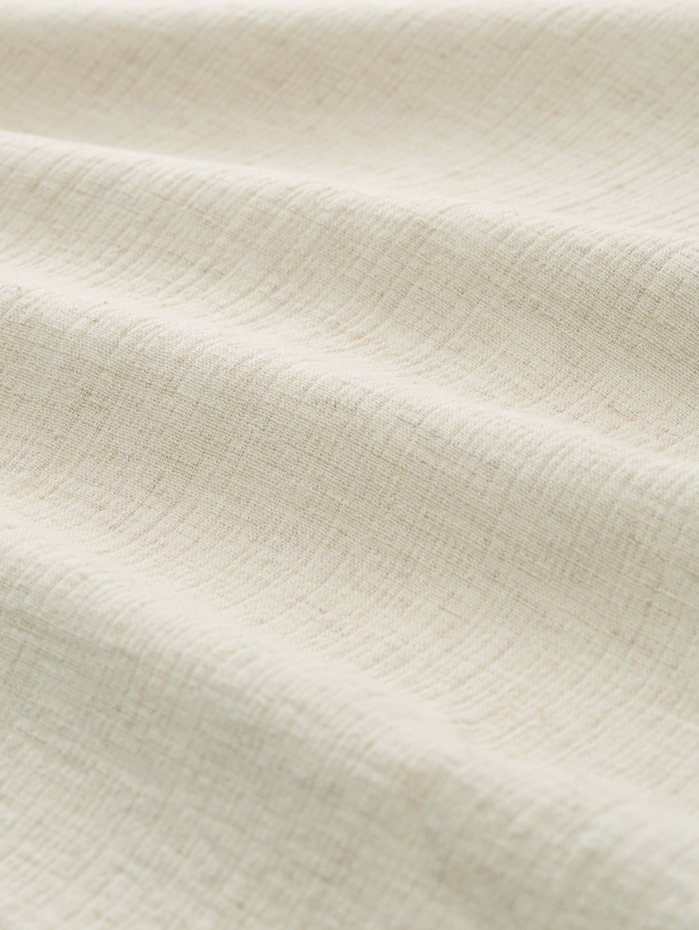 Oversize Jacke mit Leinenanteil - champagne - 