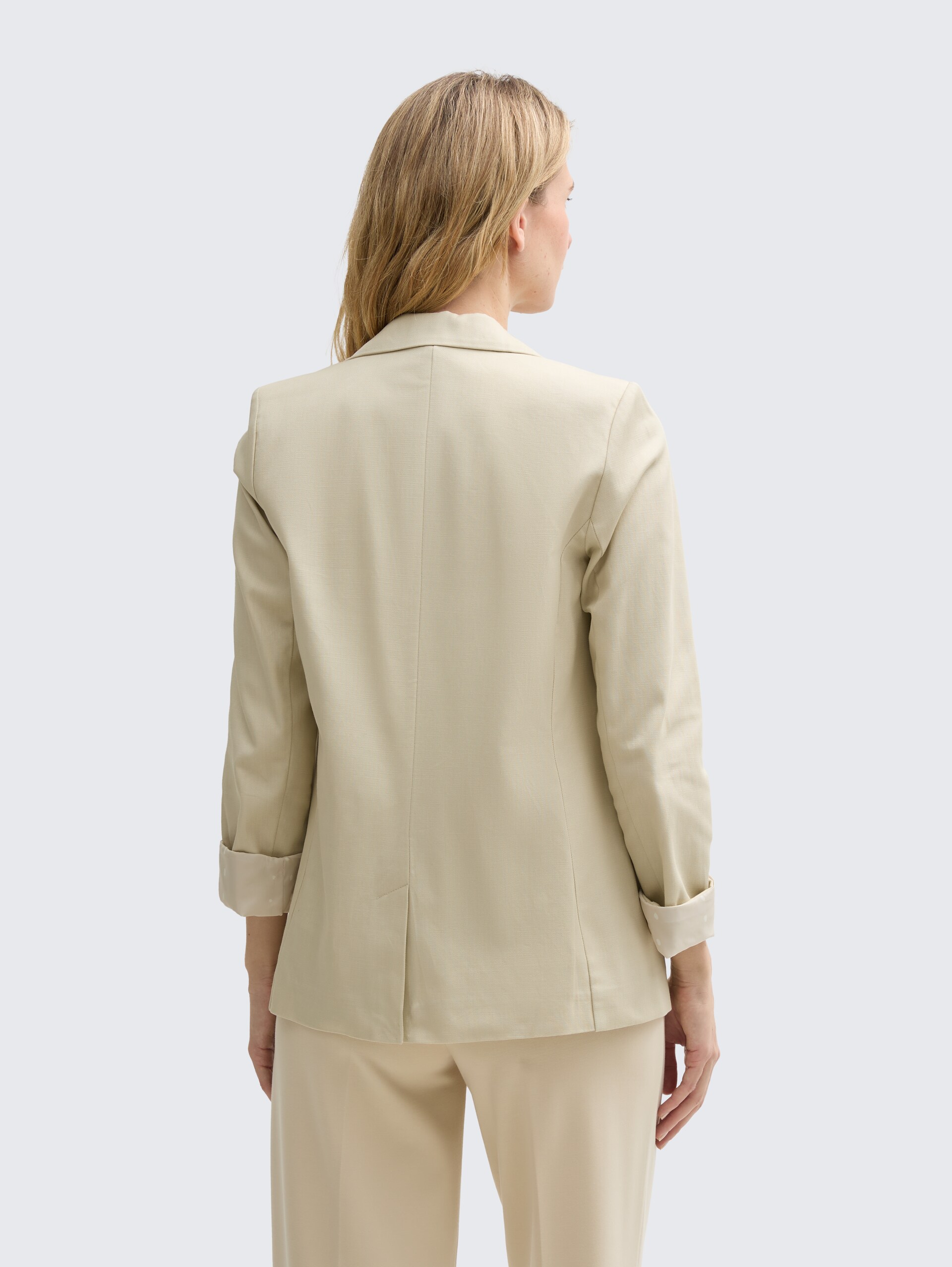Regular Fit Blazer aus Twill - champagne