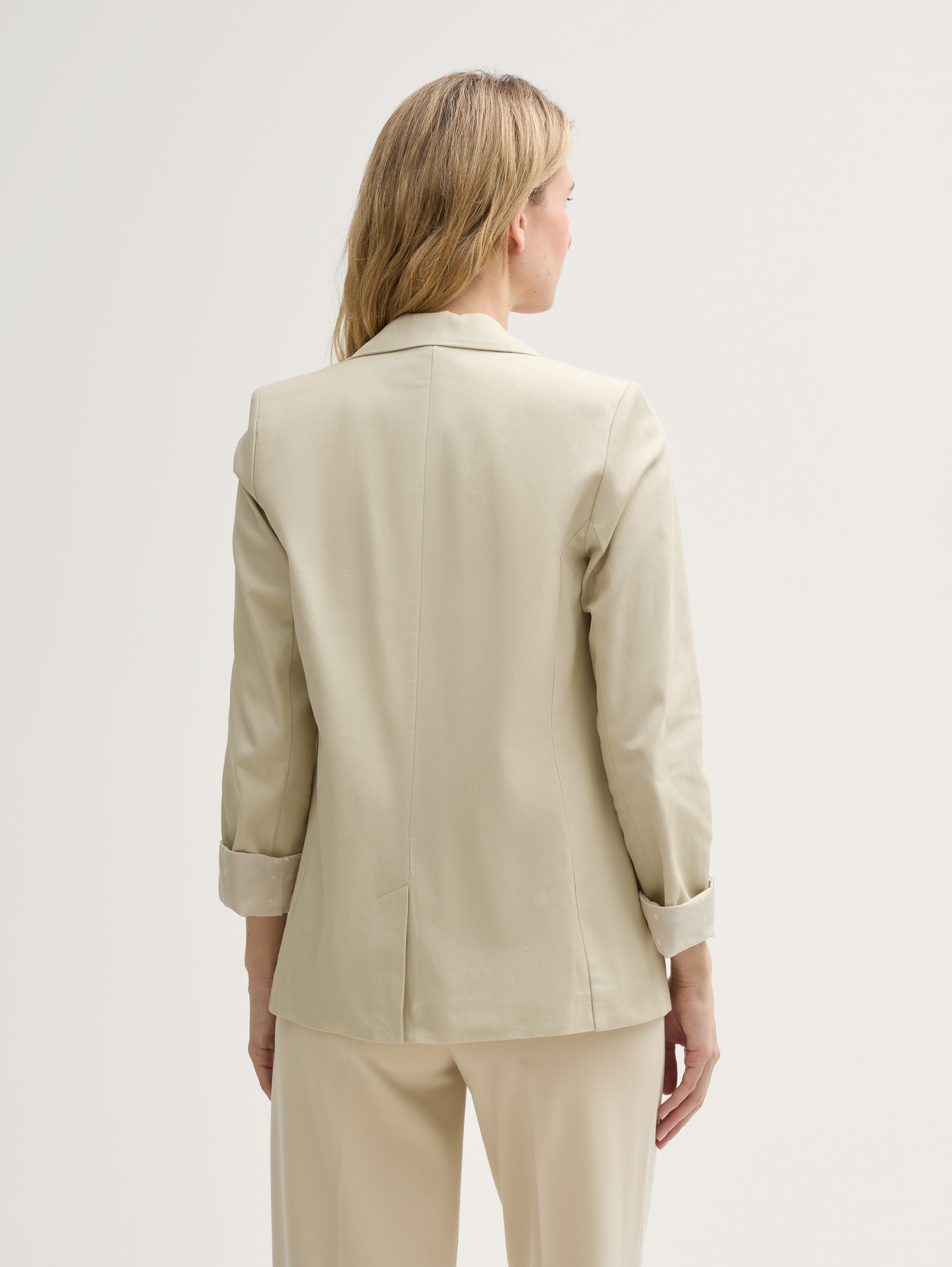 Regular Fit Blazer aus Twill - champagne - 