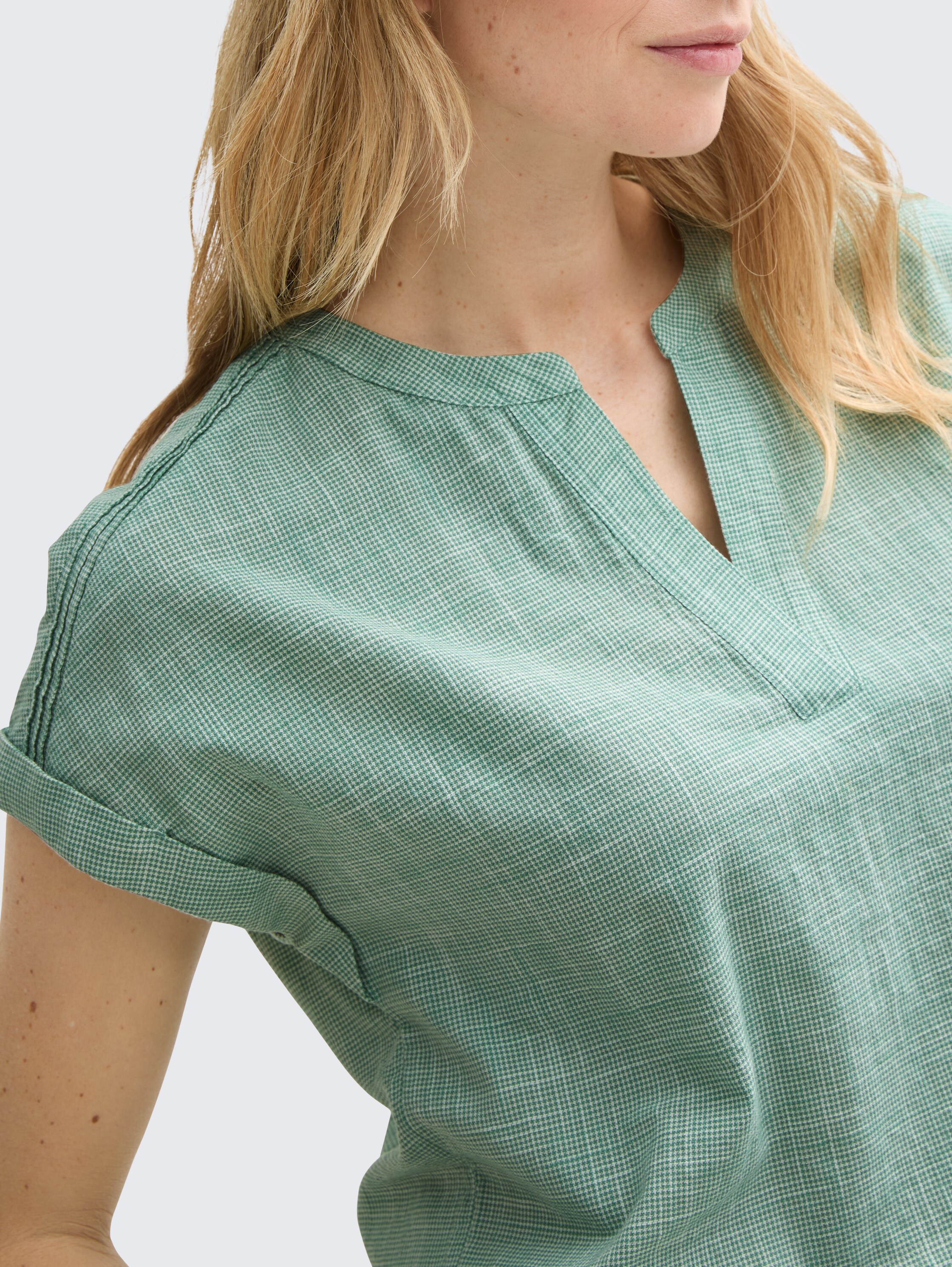 Loose Fit Bluse - faded_green - 