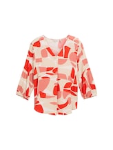 Nicht ausgewählt, Bluse mit Muster von , rot
