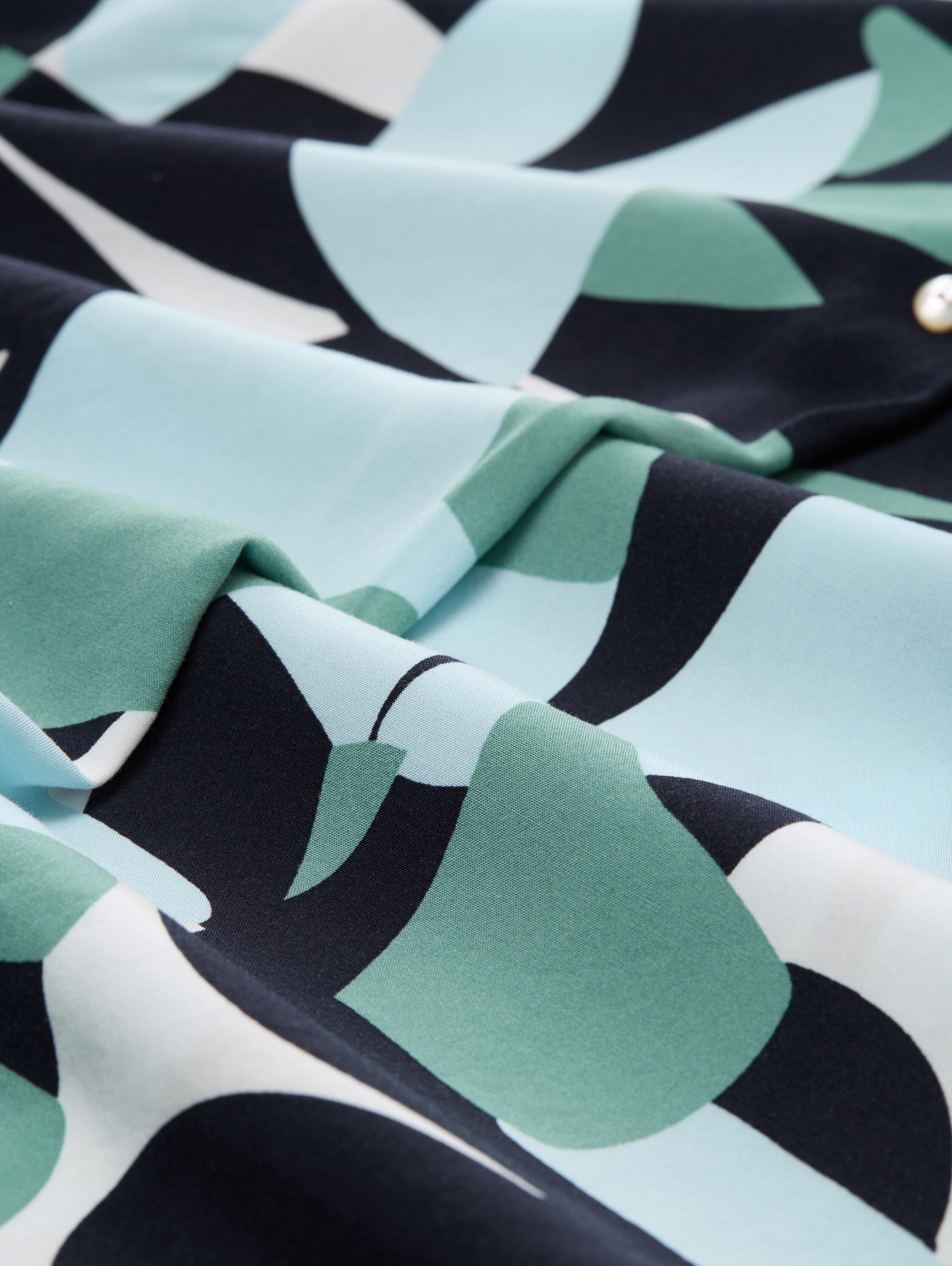 Bluse mit Muster - green_dots_and_shapes_design - 