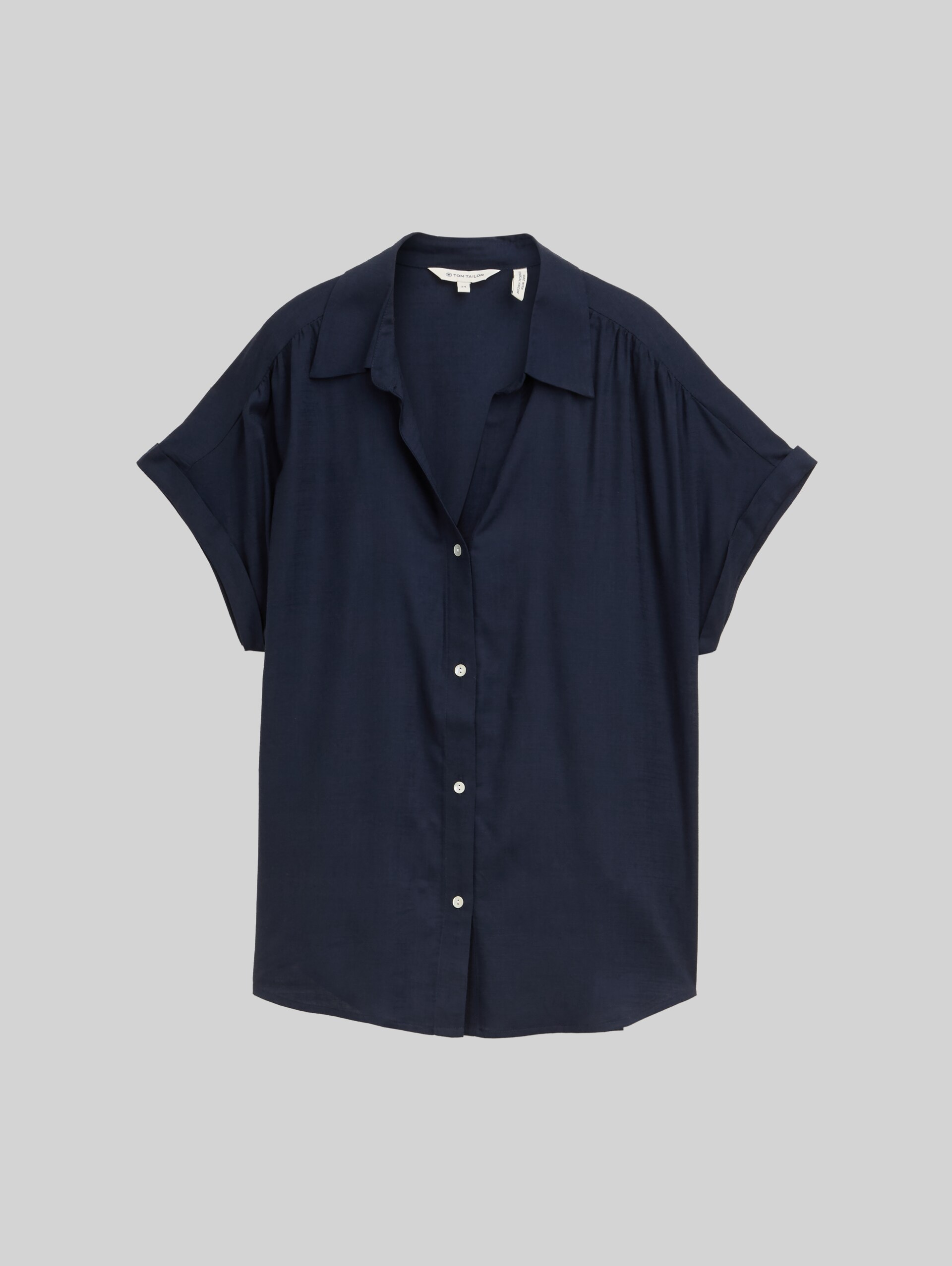 Loose Fit Bluse aus Viskose - sky captain blue - Vorder-Produkt-Ansicht
