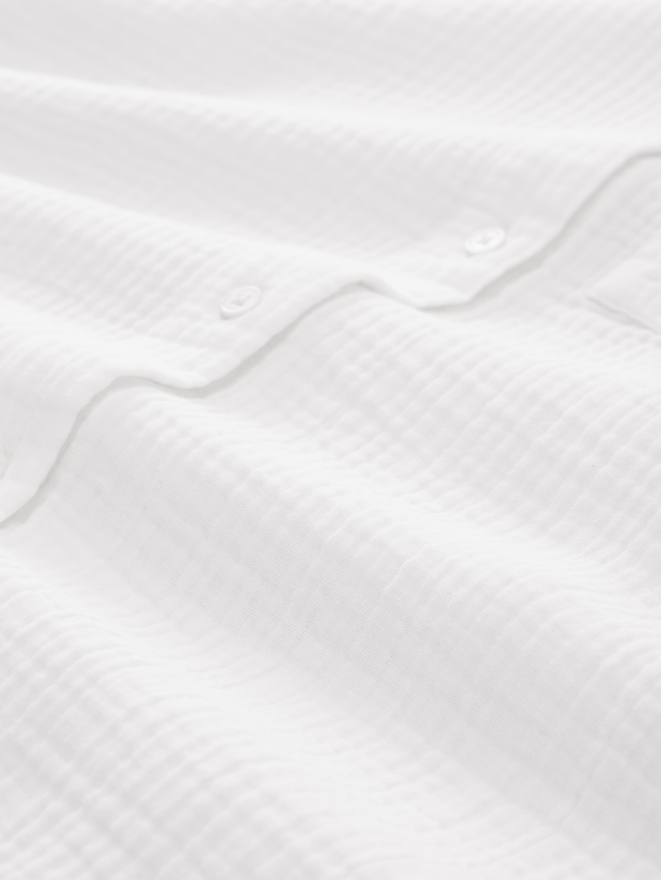 Oversize Musselin Hemdbluse - whisper_white - 