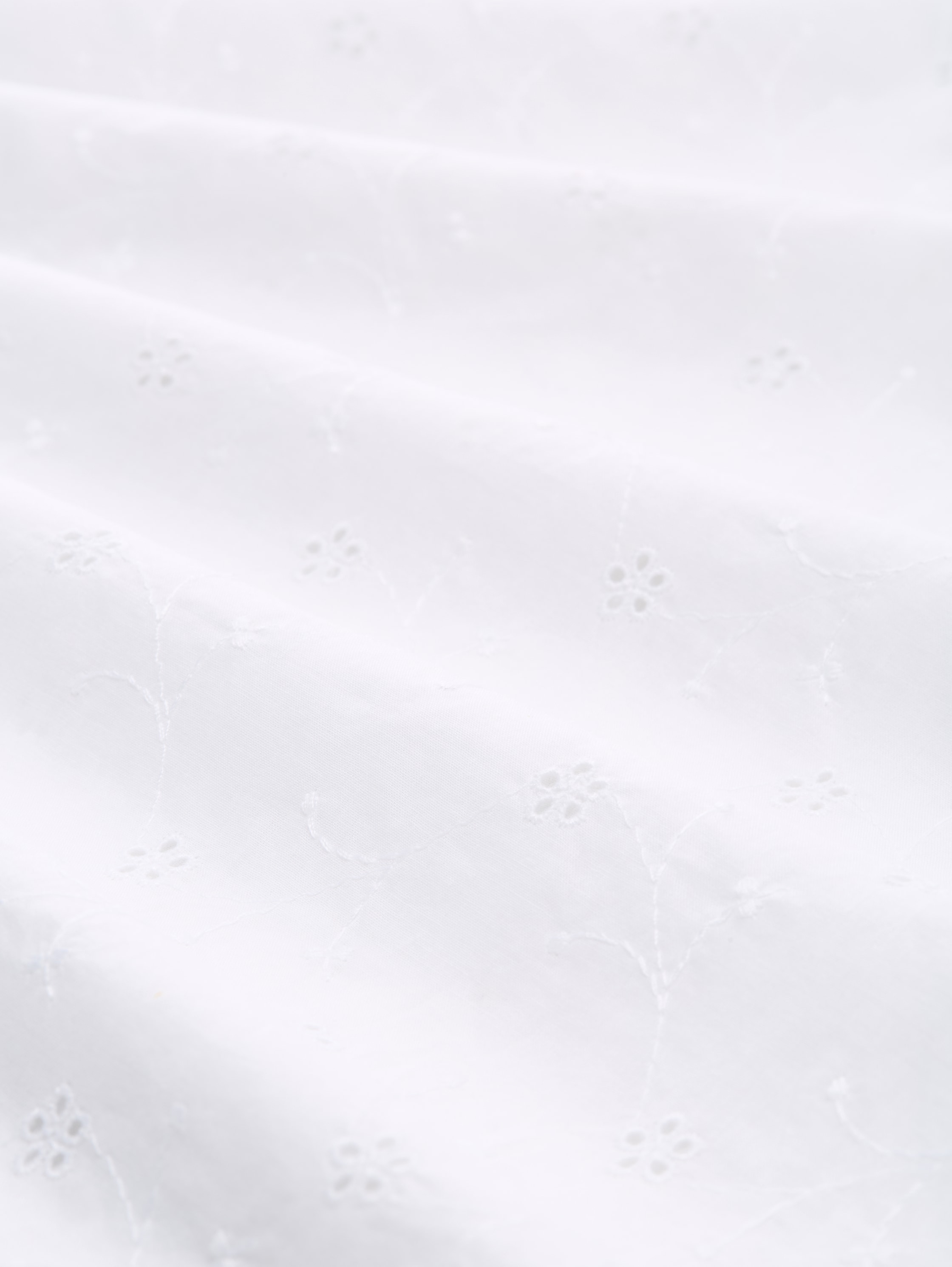 Bluse mit Lochstickerei - white - 