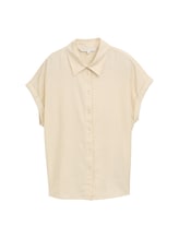 Nicht ausgewählt, Loose Fit Bluse mit Leinenanteil von , beige