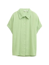 Nicht ausgewählt, Loose Fit Bluse mit Leinenanteil von , grün