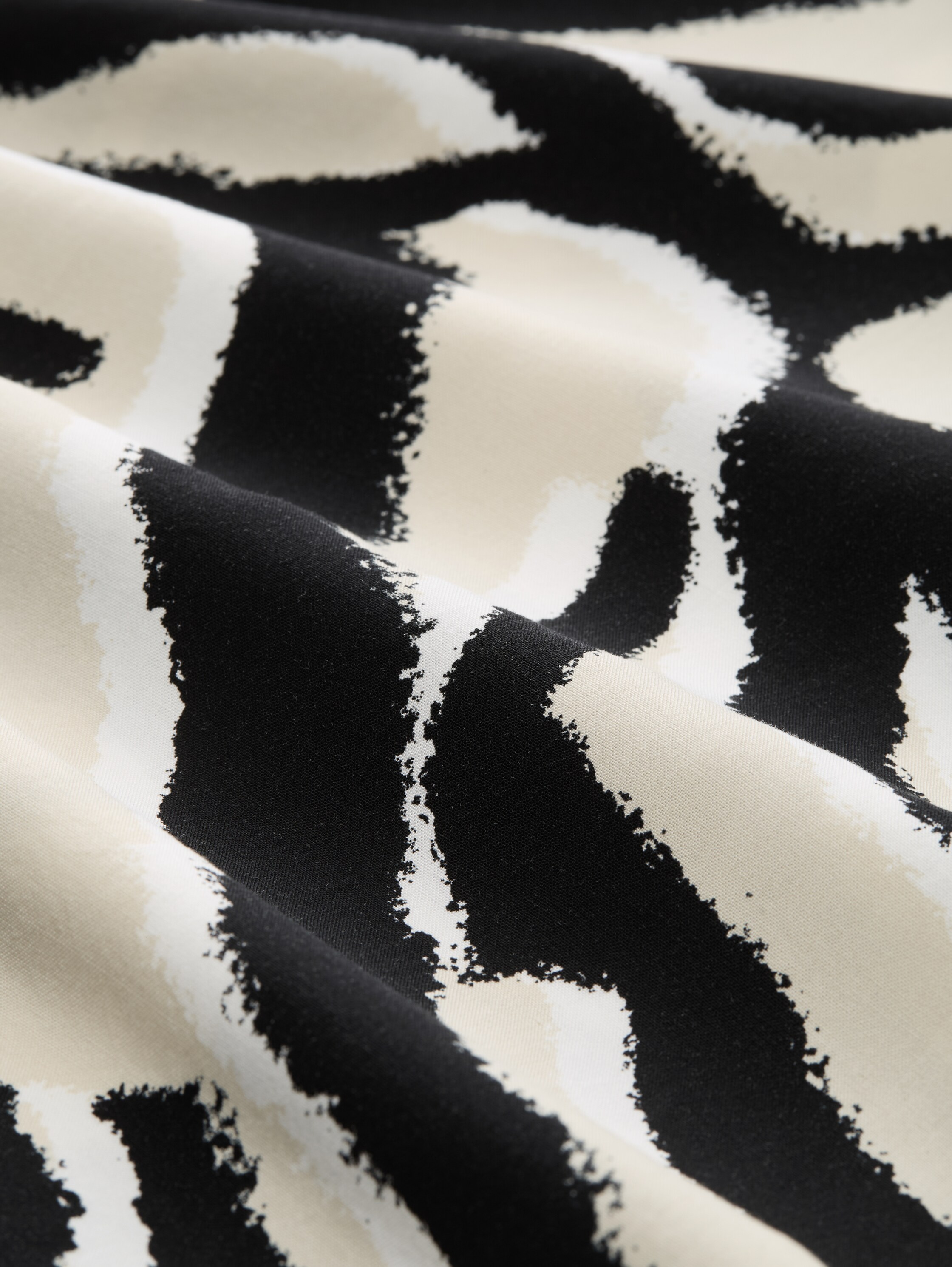 Loose Fit Bluse - abstract_beige_zebra - 