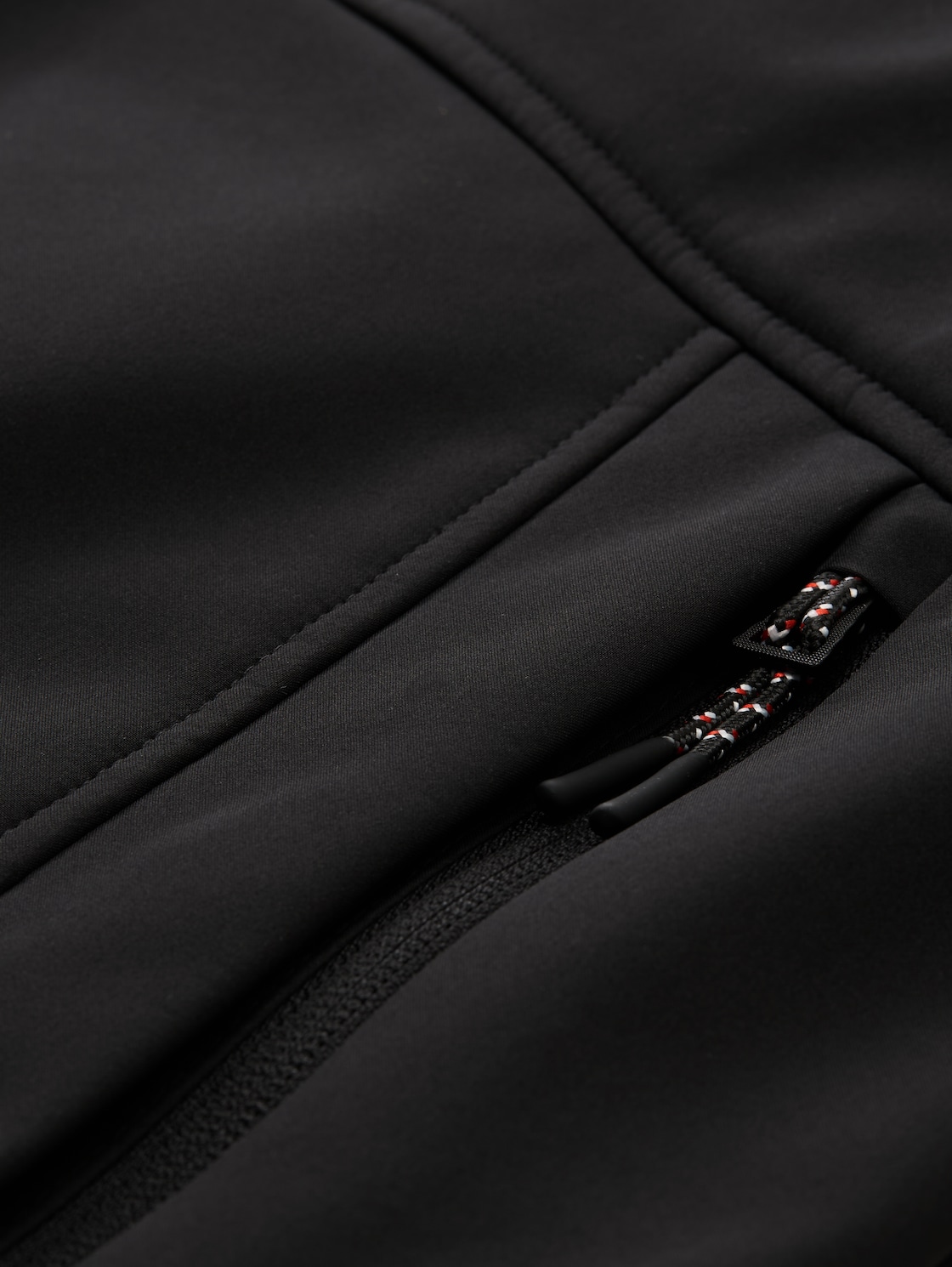 Softshell Jacke mit Kapuze - Black - Produkt-Detail-Ansicht