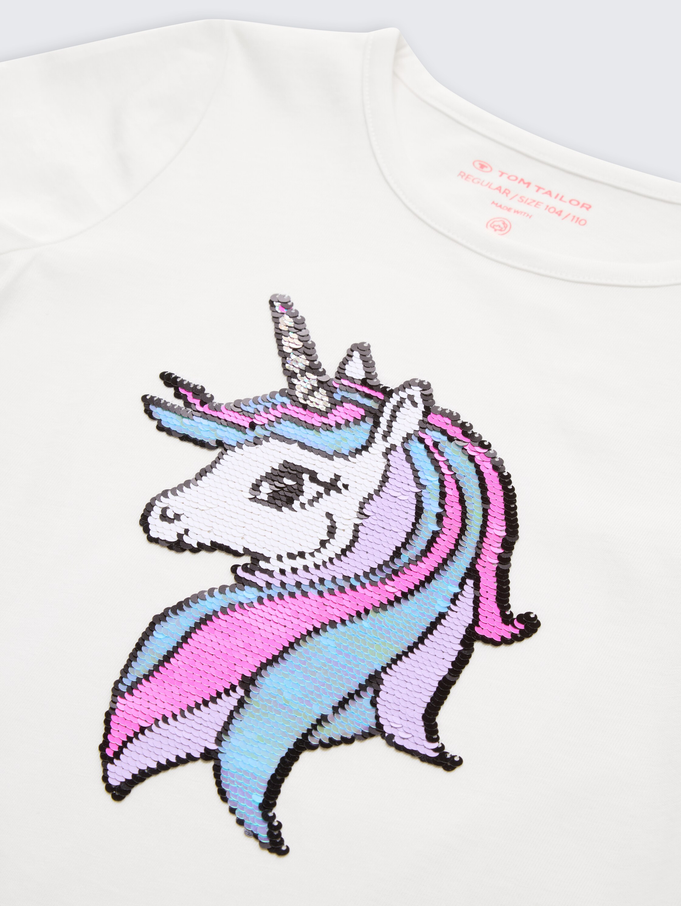 T-Shirt mit Wendepailletten - 3