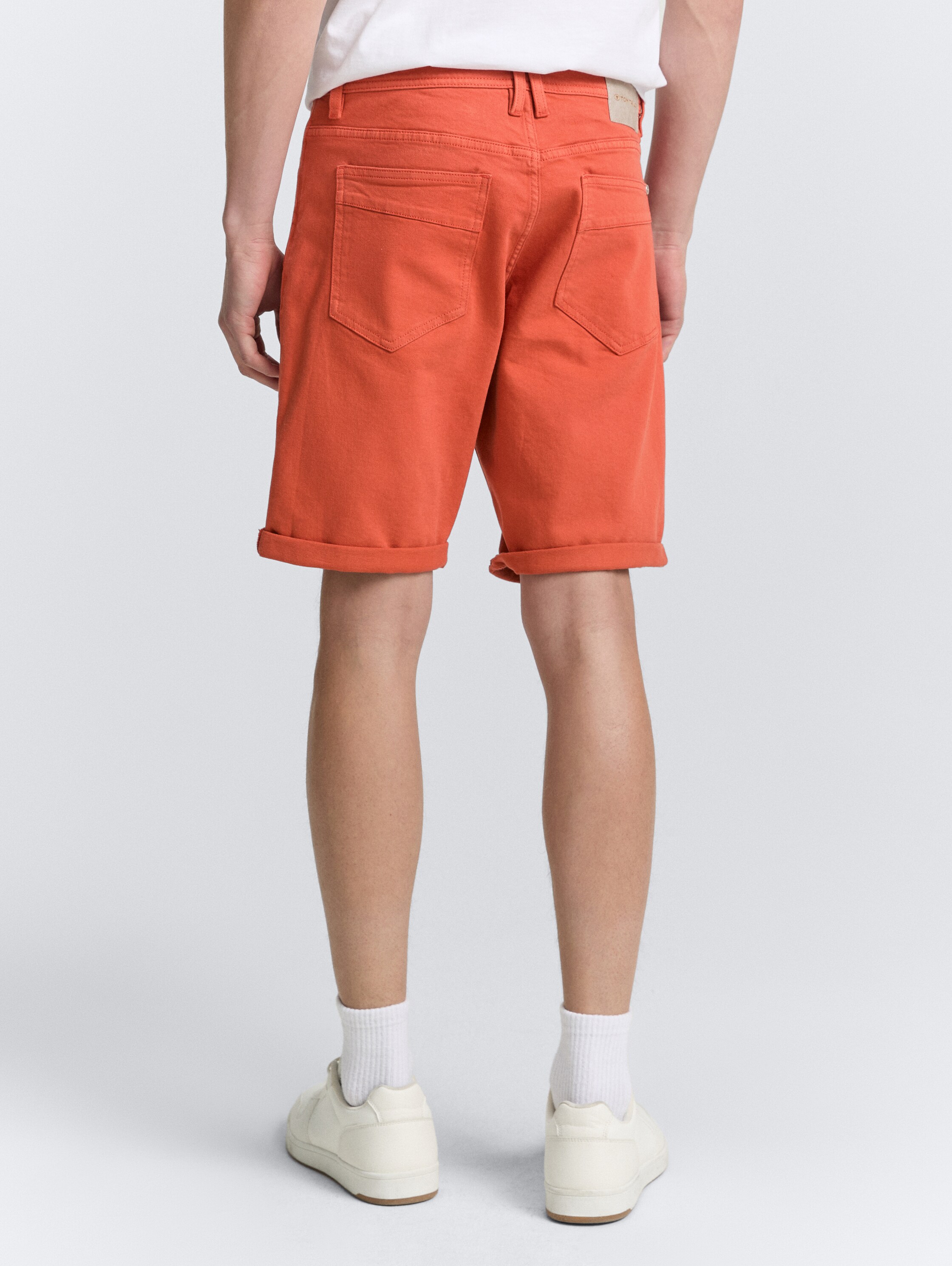 TTMORRIS RELAXED Jeans Shorts im Washed Look - rooibos_orange - 