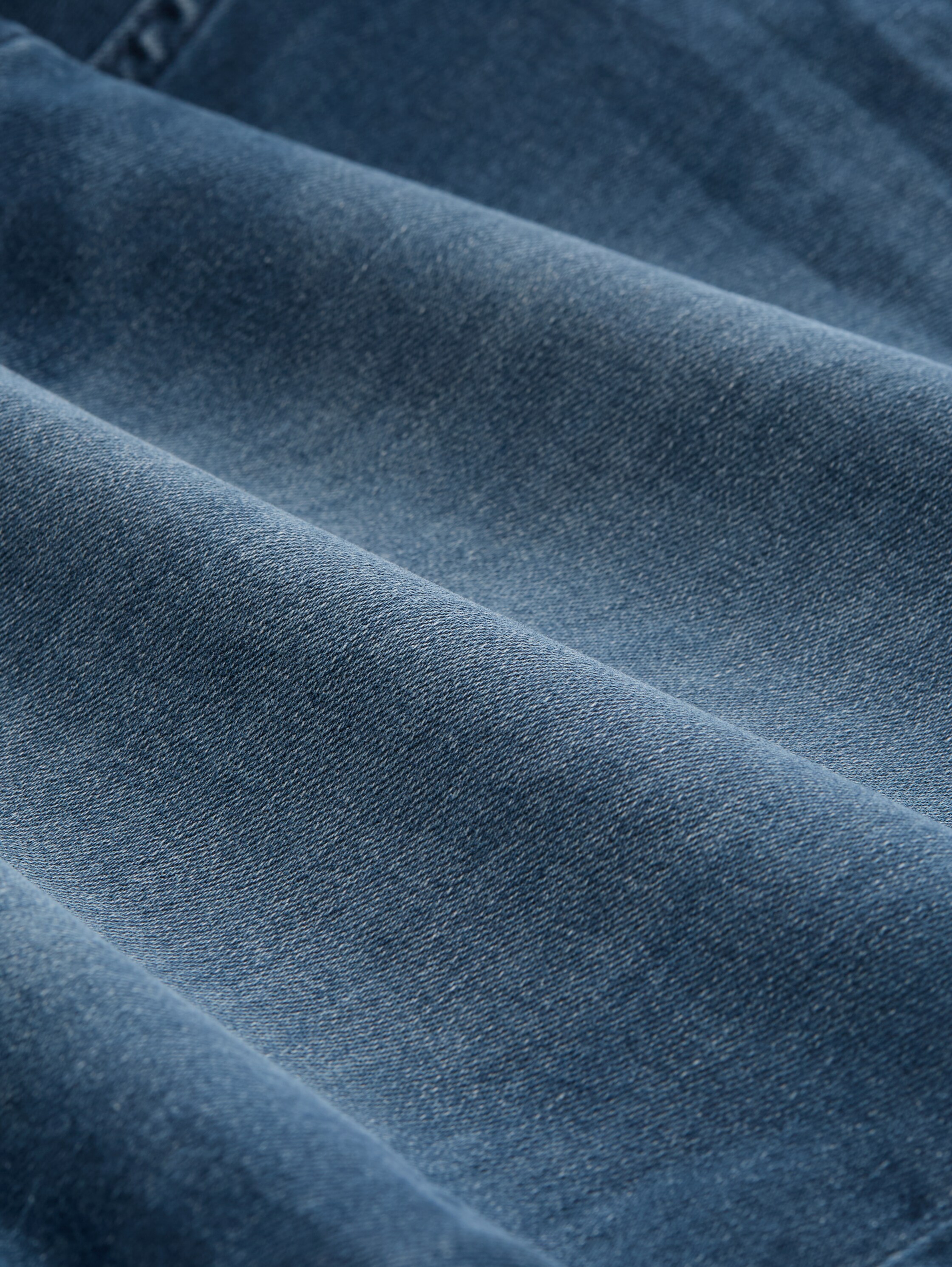 TTJOSH REGULAR SLIM Jeans Shorts mit Stretch - mid_stone_blue_grey_denim - 