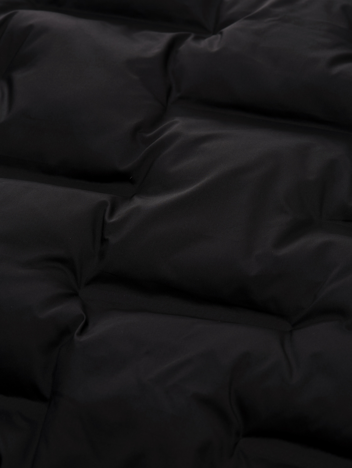 Hybrid Steppjacke mit Kapuze - Black - Produkt-Detail-Ansicht