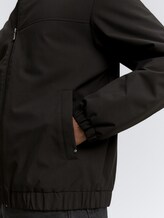 Veste blouson avec col montant - Black - Vue détaillée du modèle
