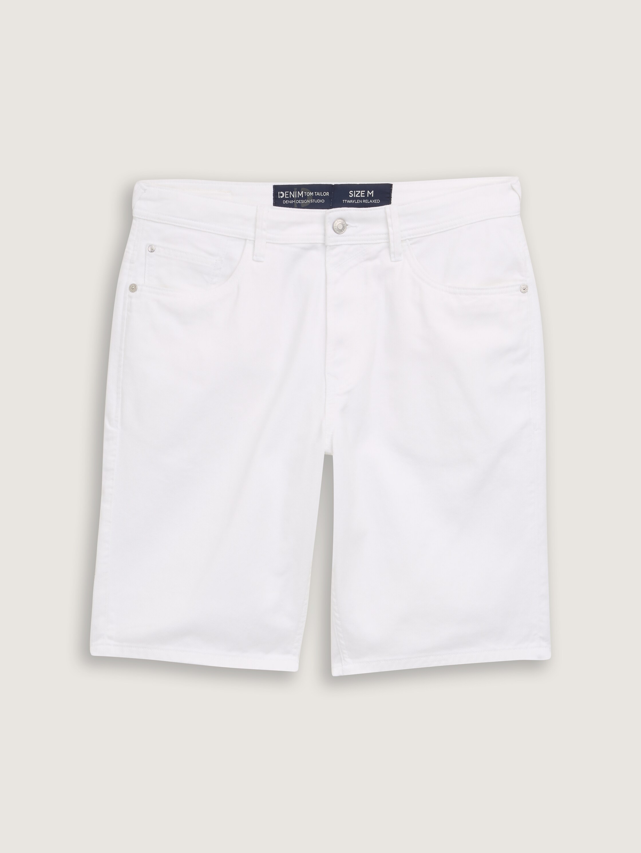 TTWAYLEN RELAXED Jeans Shorts aus Baumwolle - white - 