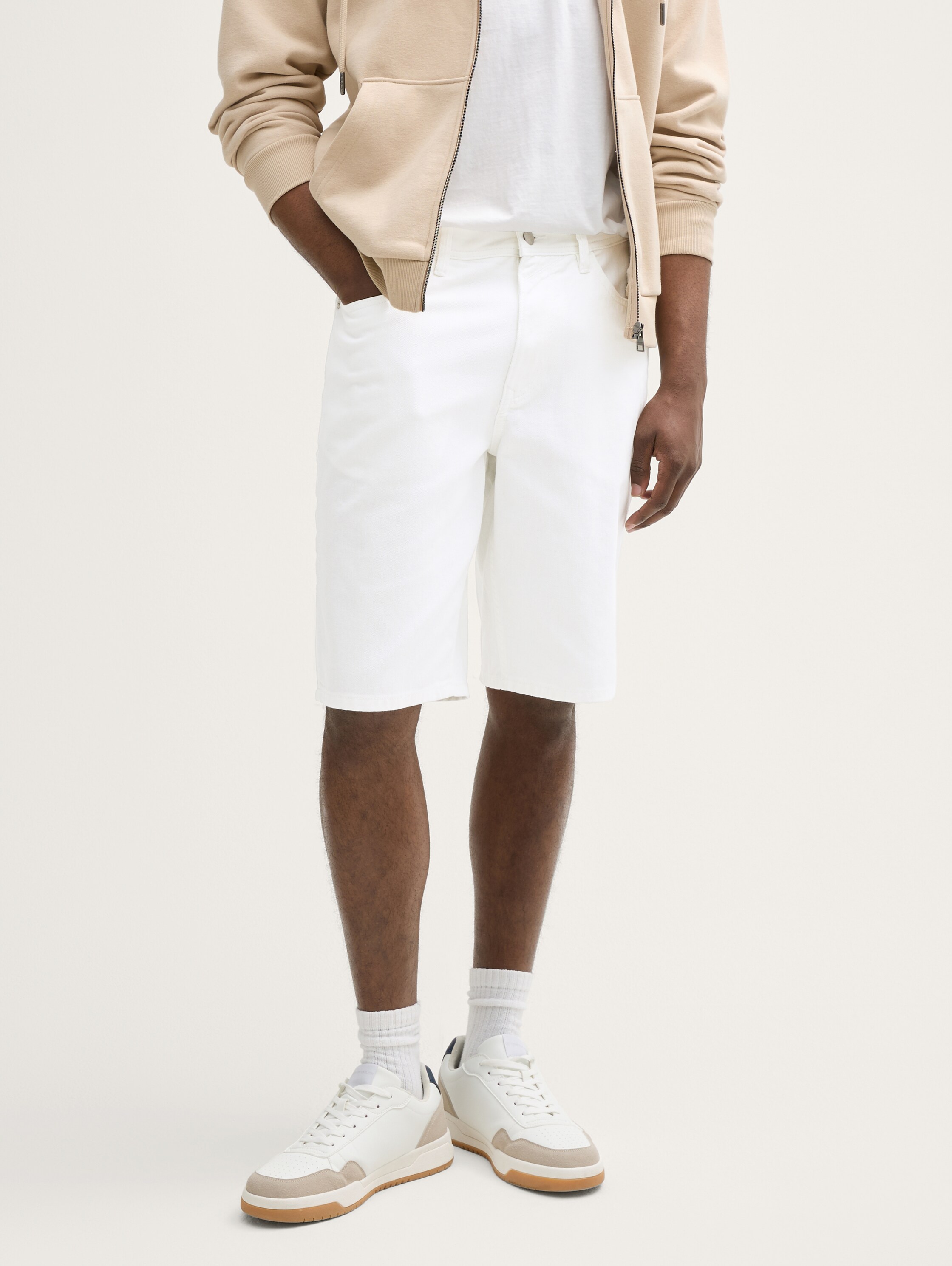 TTWAYLEN RELAXED Jeans Shorts aus Baumwolle - white - 