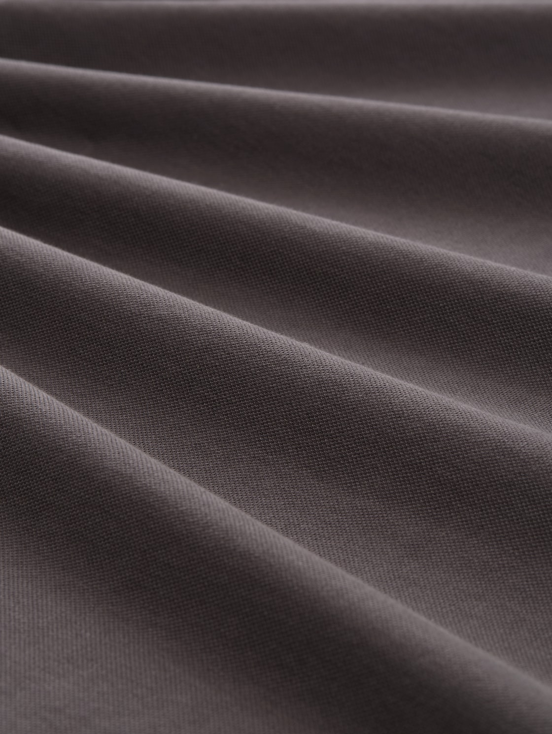 Relaxed Fit Poloshirt mit Stehkragen - Pavement Grey