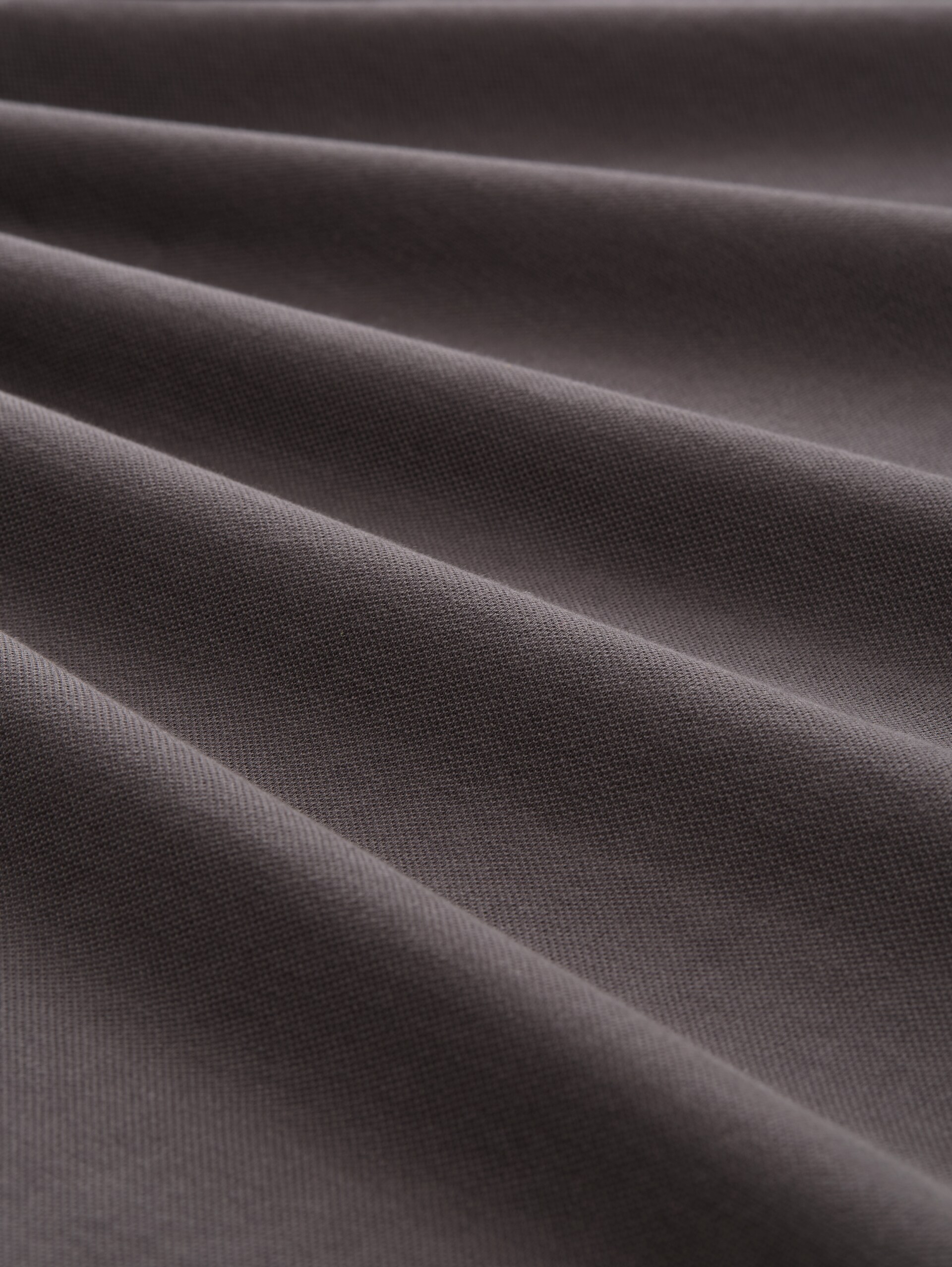 Relaxed Fit Poloshirt mit Stehkragen - Pavement Grey