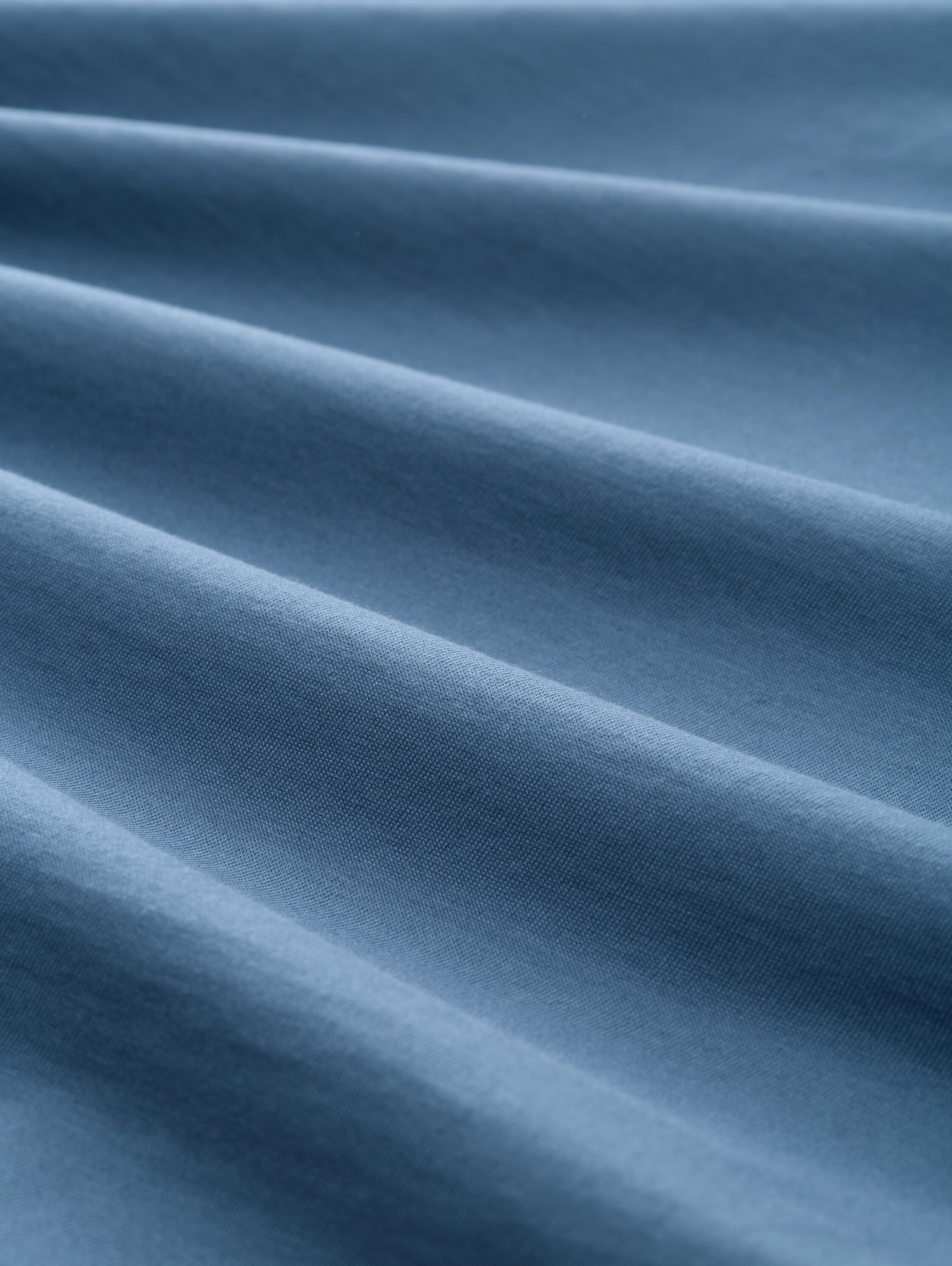 Relaxed Fit Jersey Poloshirt aus Baumwolle - mystical_blue - 