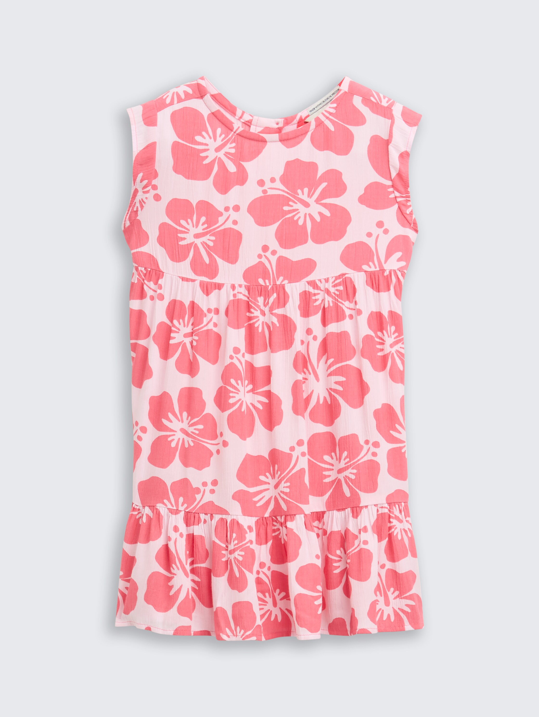 Mini-robe à motif floral - big_pink_flower - 