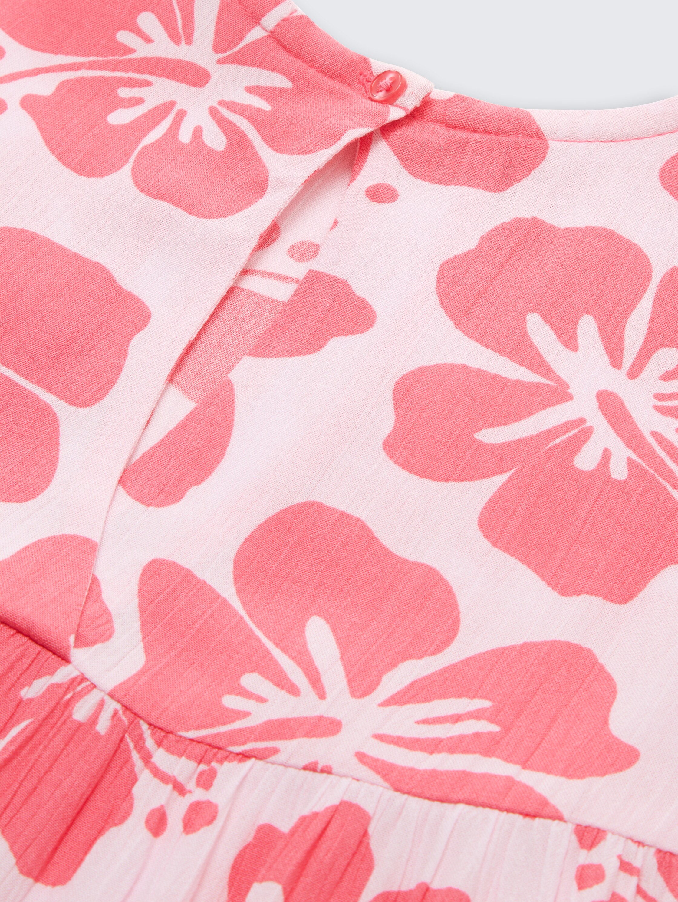 Mini-robe à motif floral - big_pink_flower - 