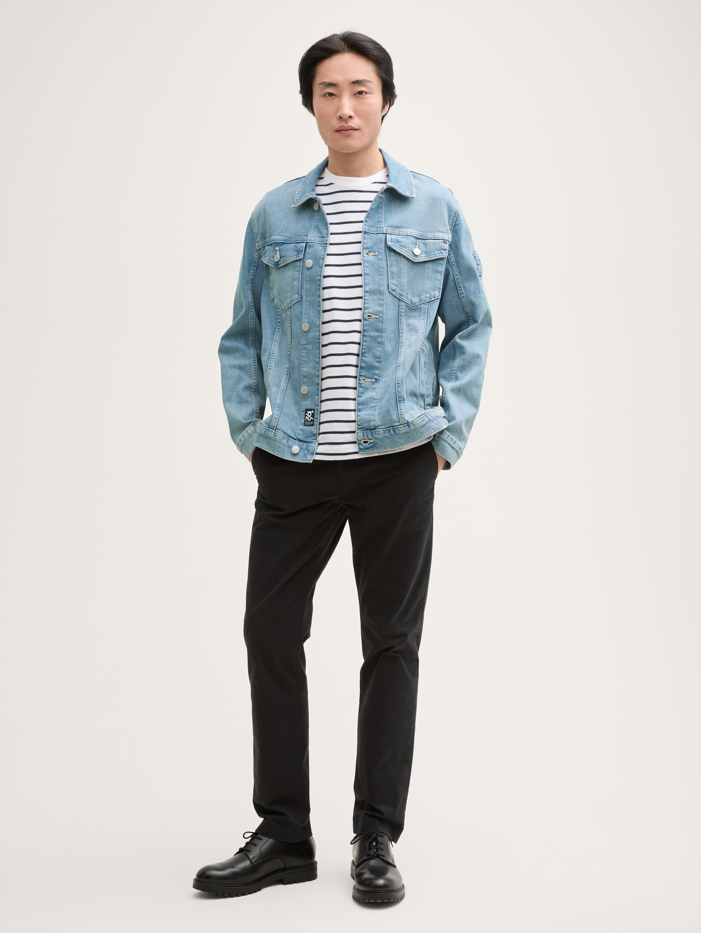 Jeansjacke im Washed Look - 1