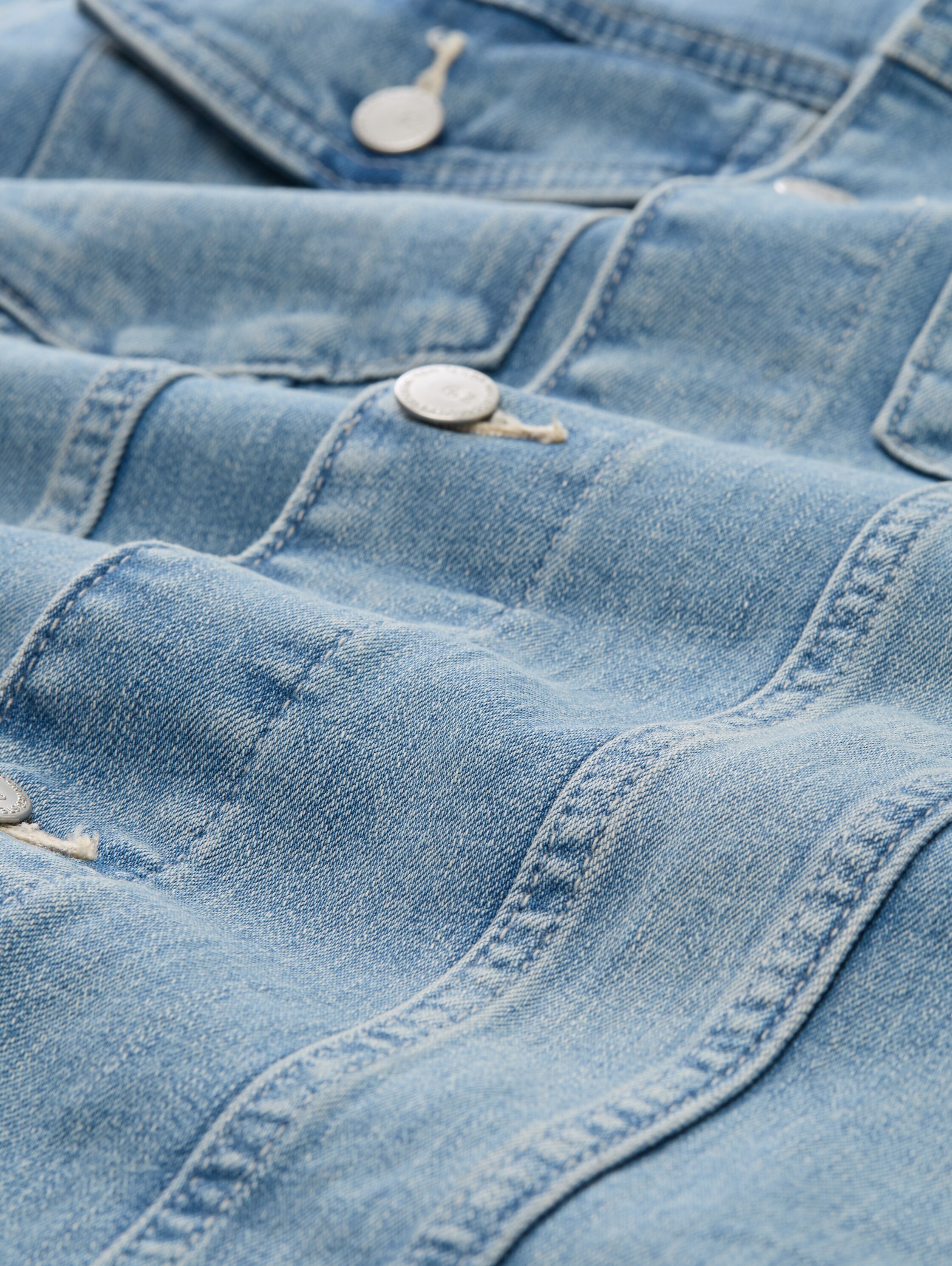 Jeansjacke im Washed Look - 6